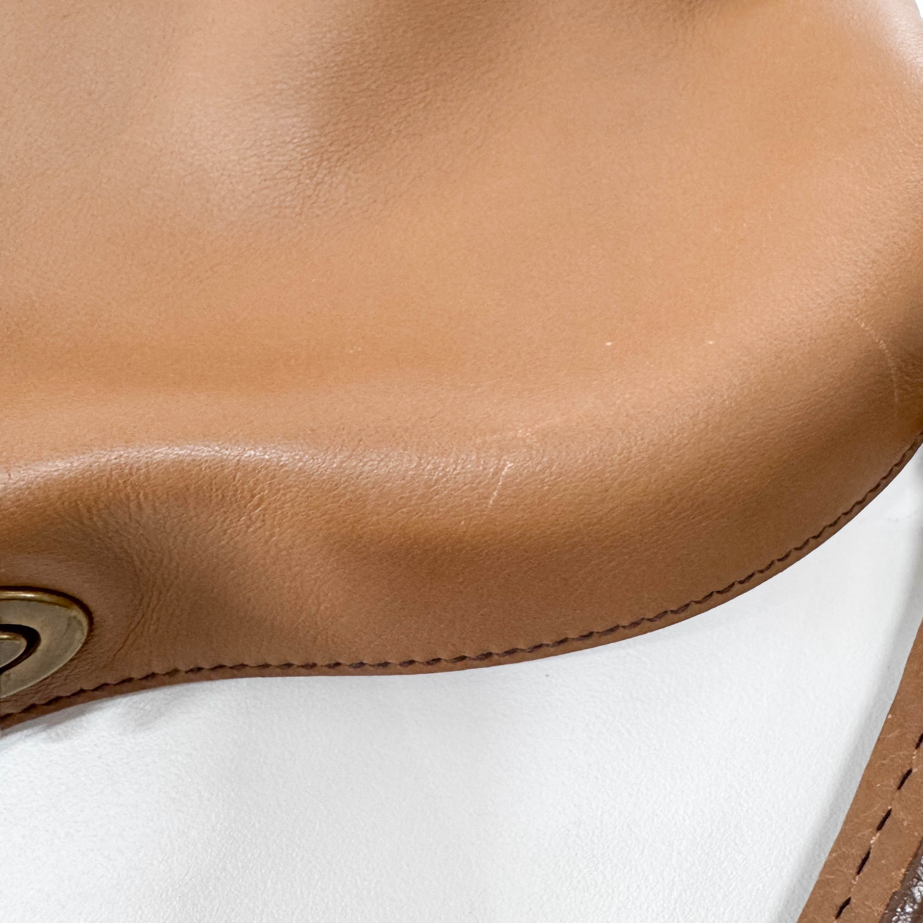 Archive Brown Leather Shoulder Bag
