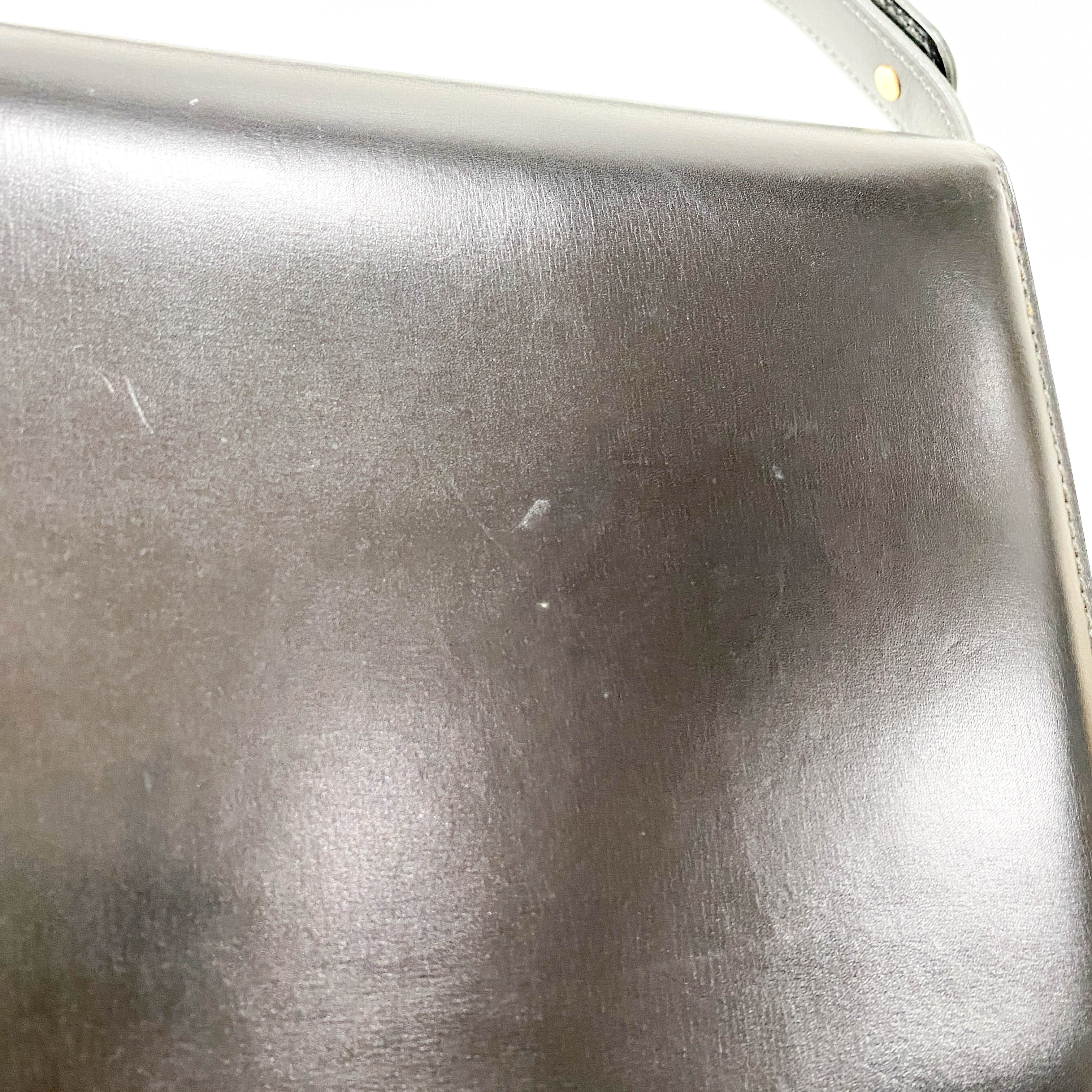 Black Leather Shoulder Bag