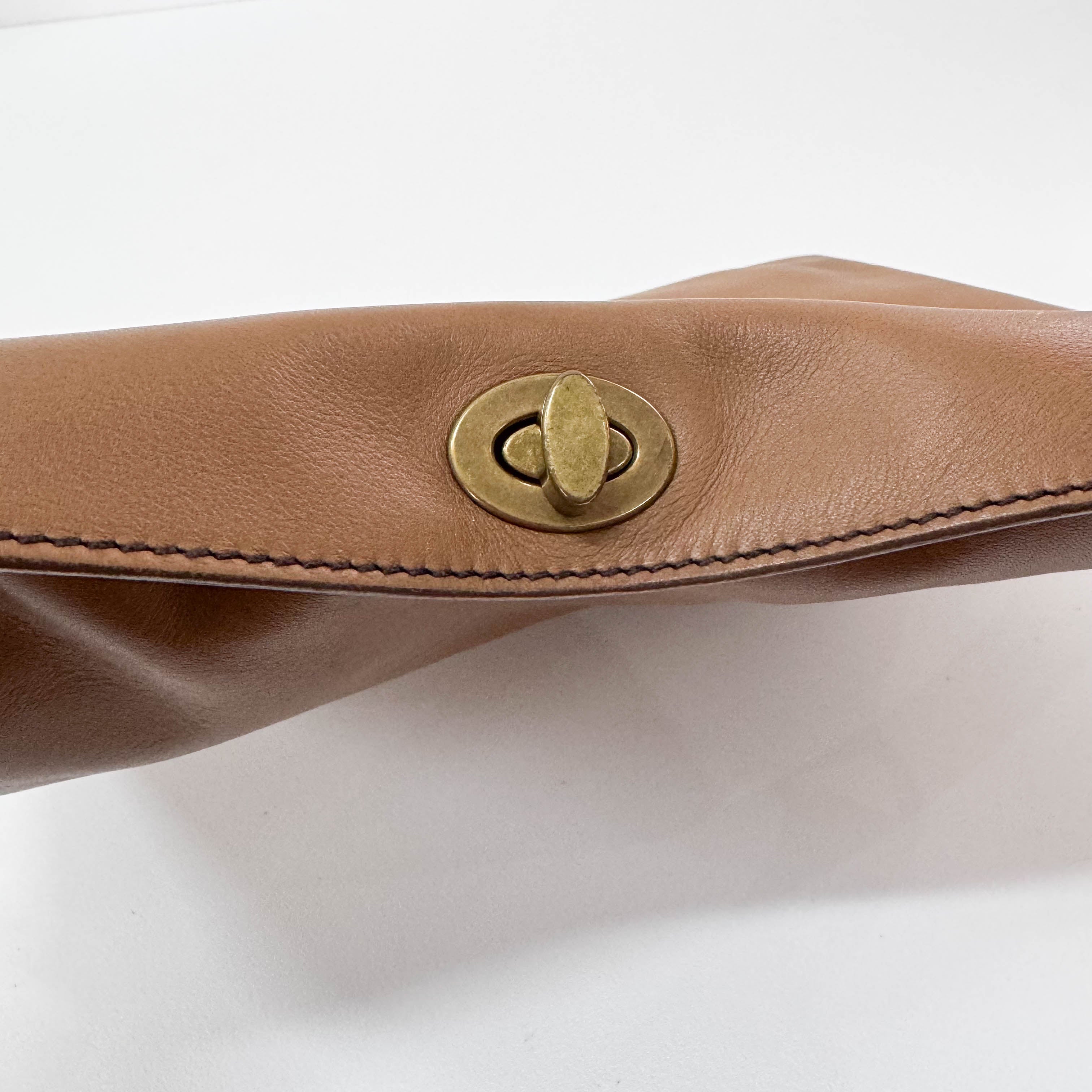 Archive Brown Leather Shoulder Bag