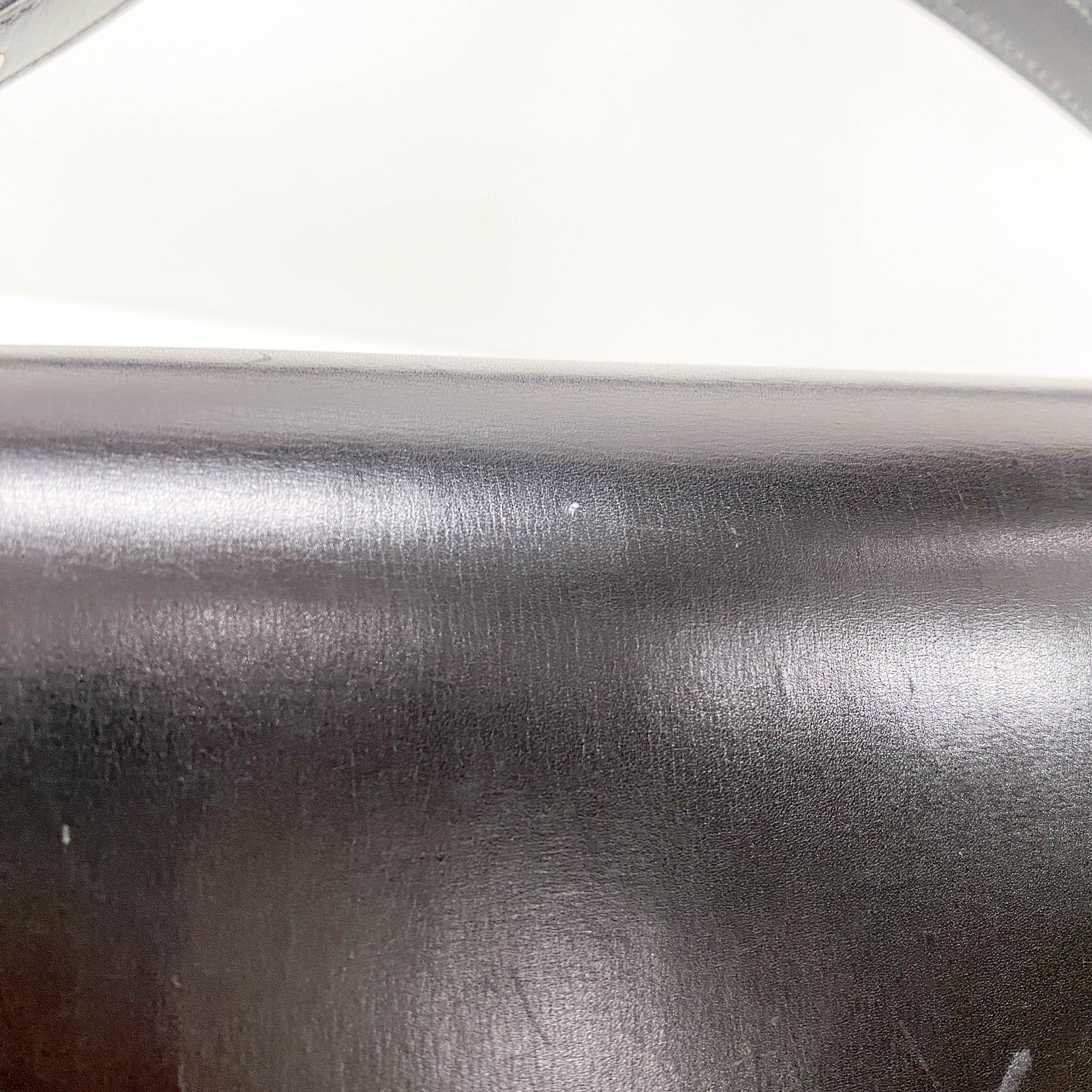 Black Leather Shoulder Bag