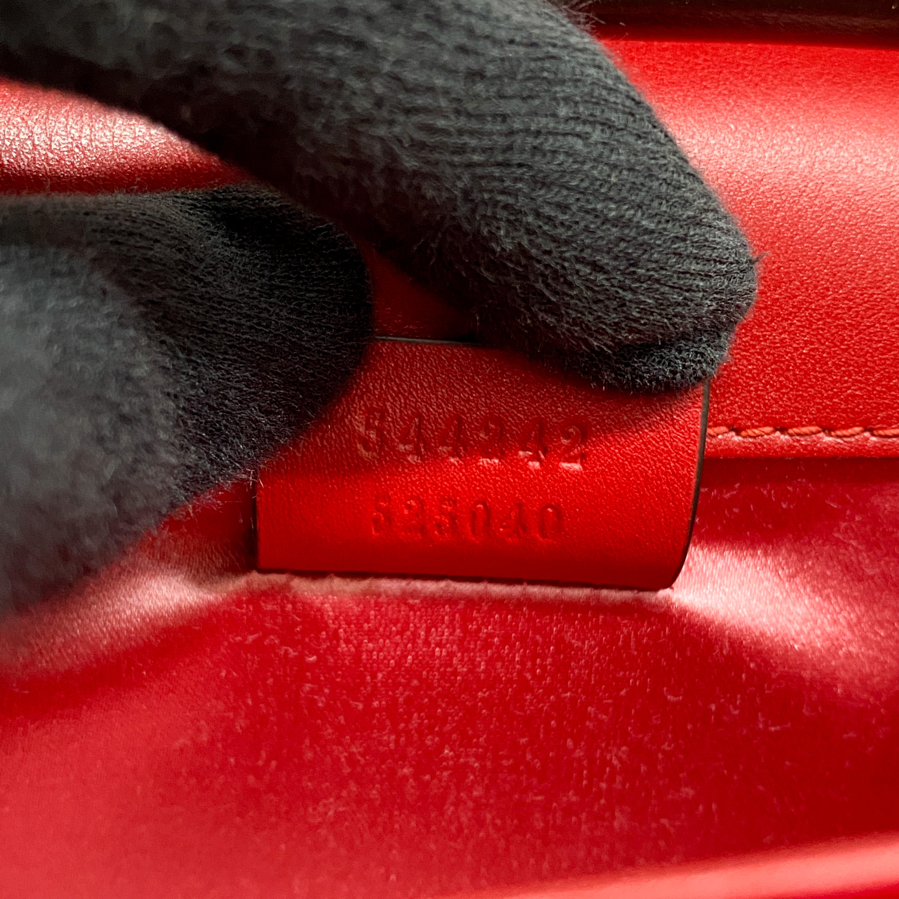 Red Velvet Rhinestones G Buckle