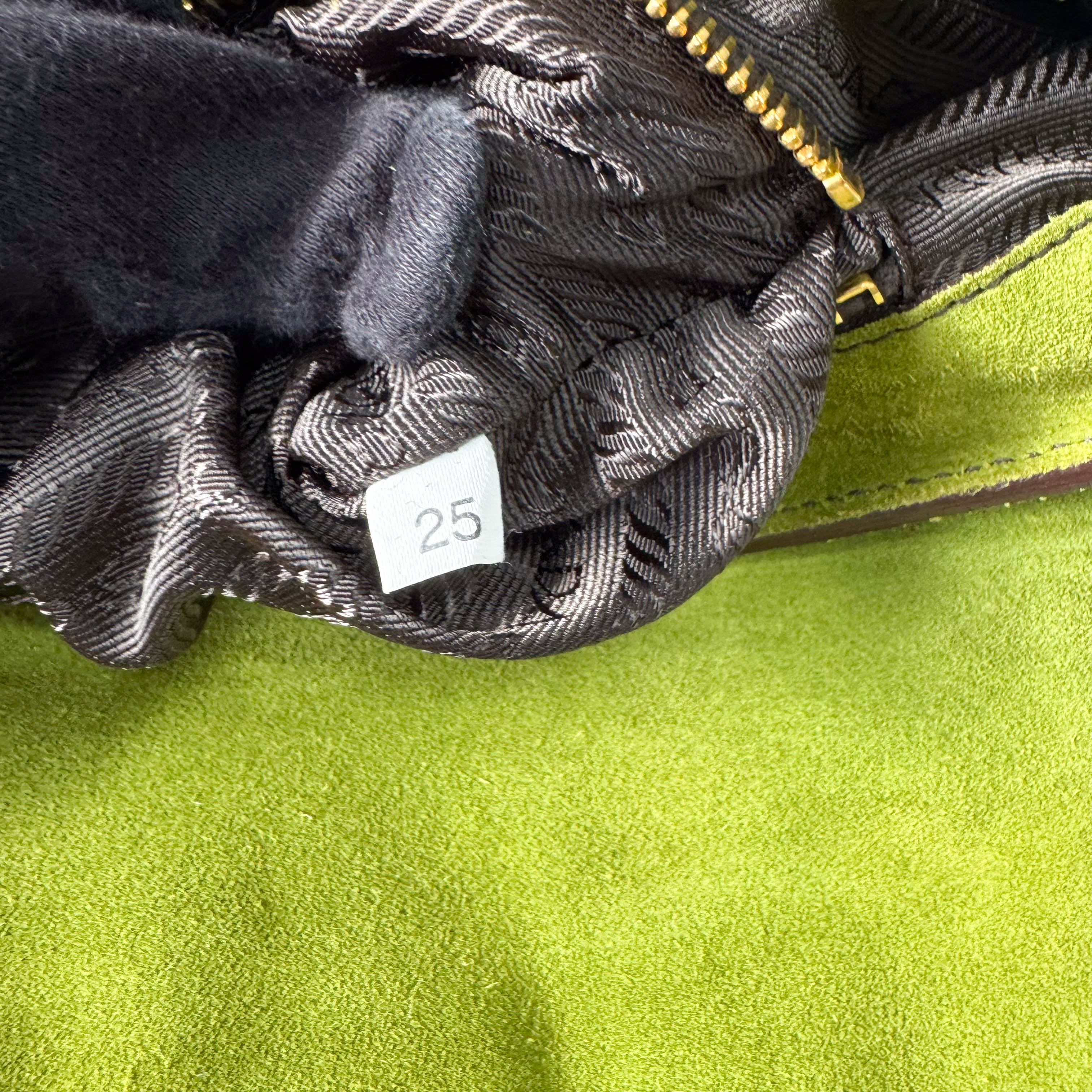 Green Suede Shoulder Bag