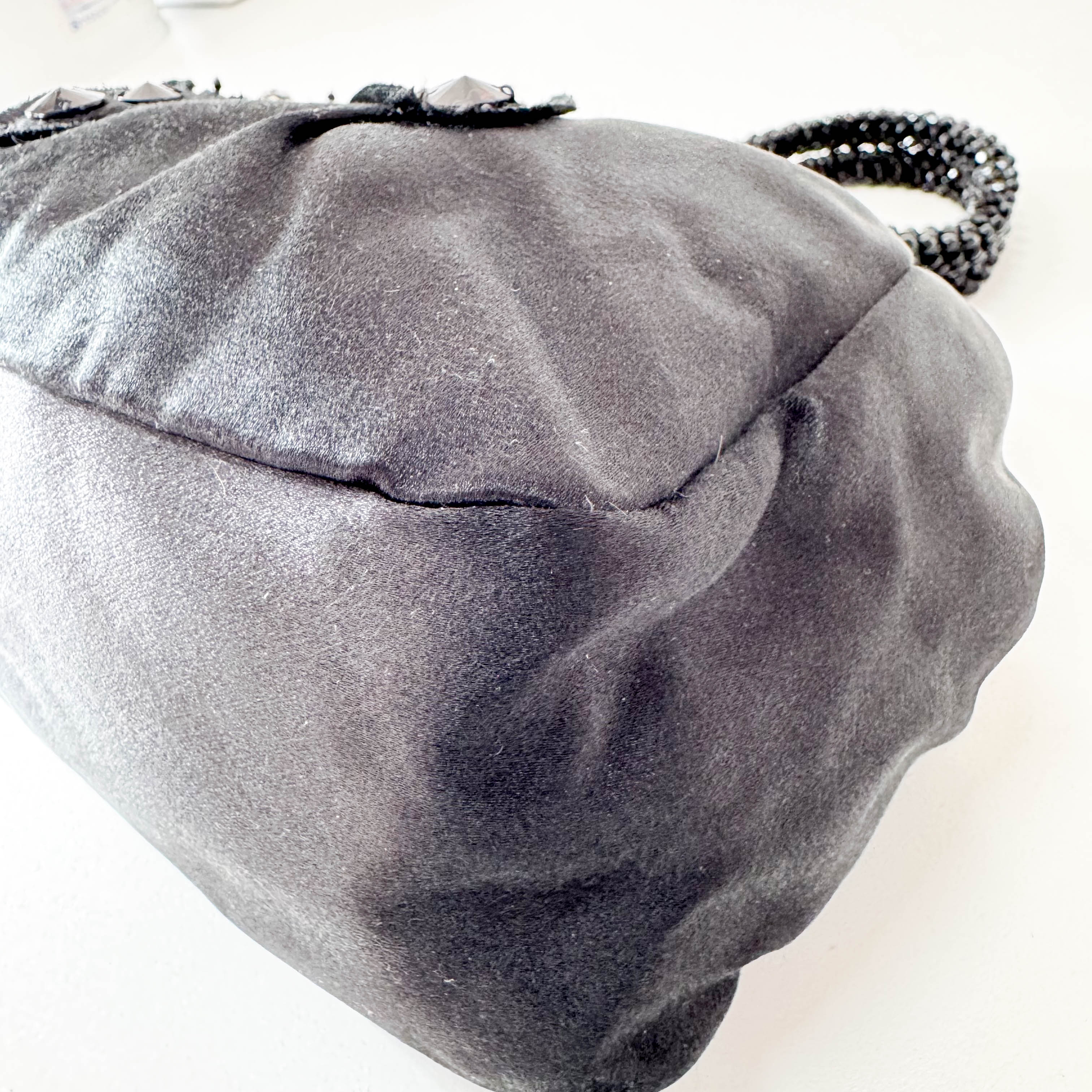 Evening Bear Bijoux Satin Handbag