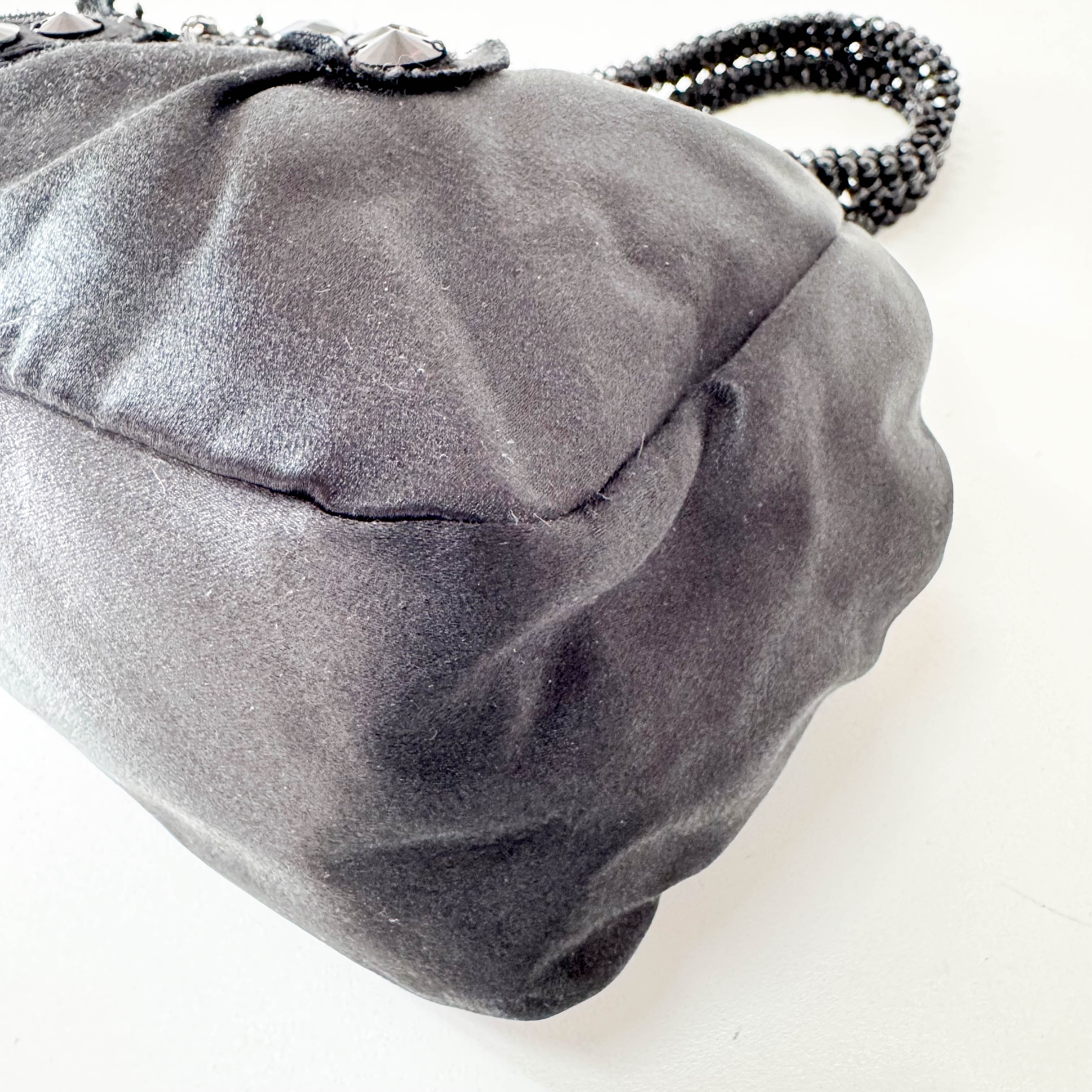 Evening Bear Bijoux Satin Handbag