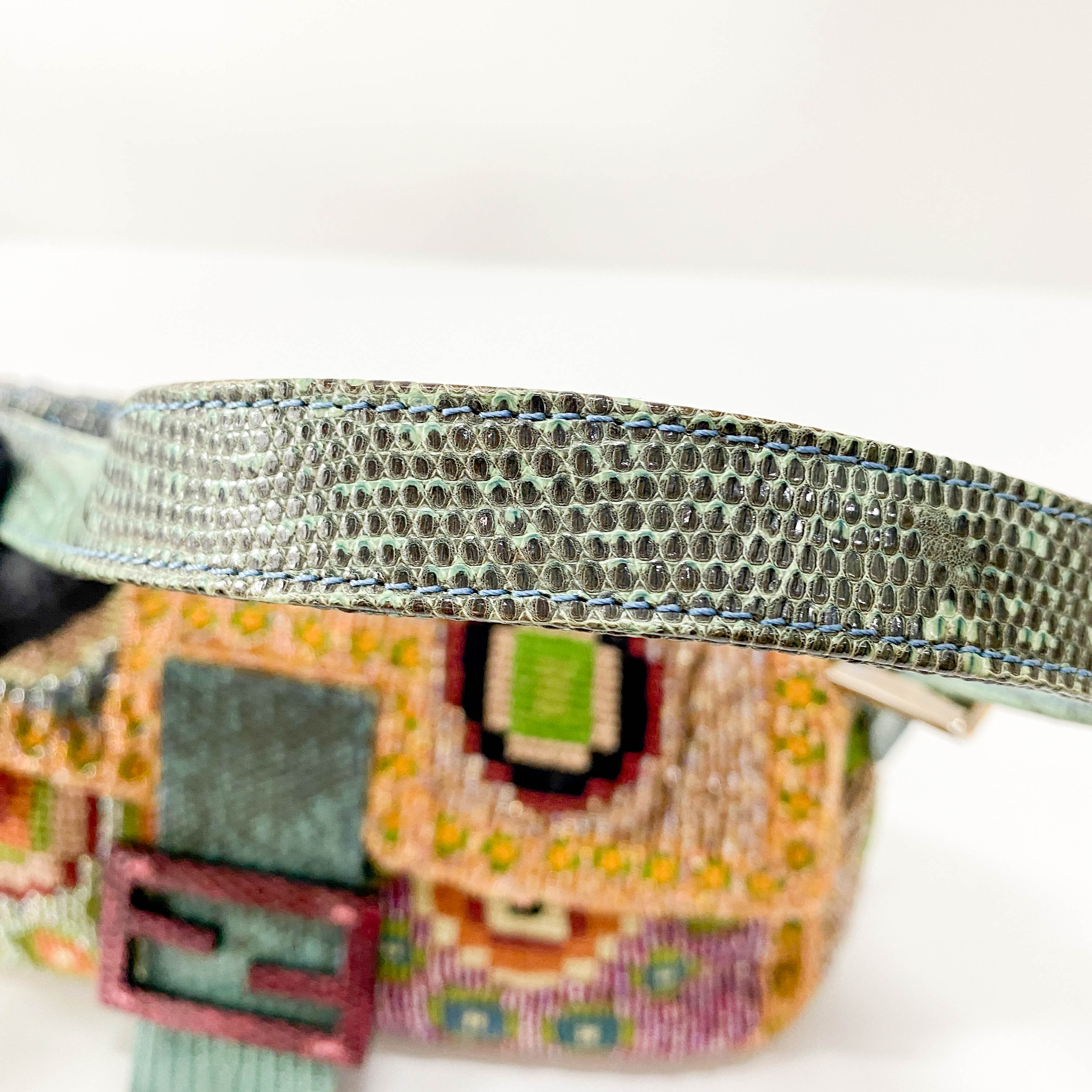 Limited Edition Baguette Beaded Multi-Colour Shoulder Bag