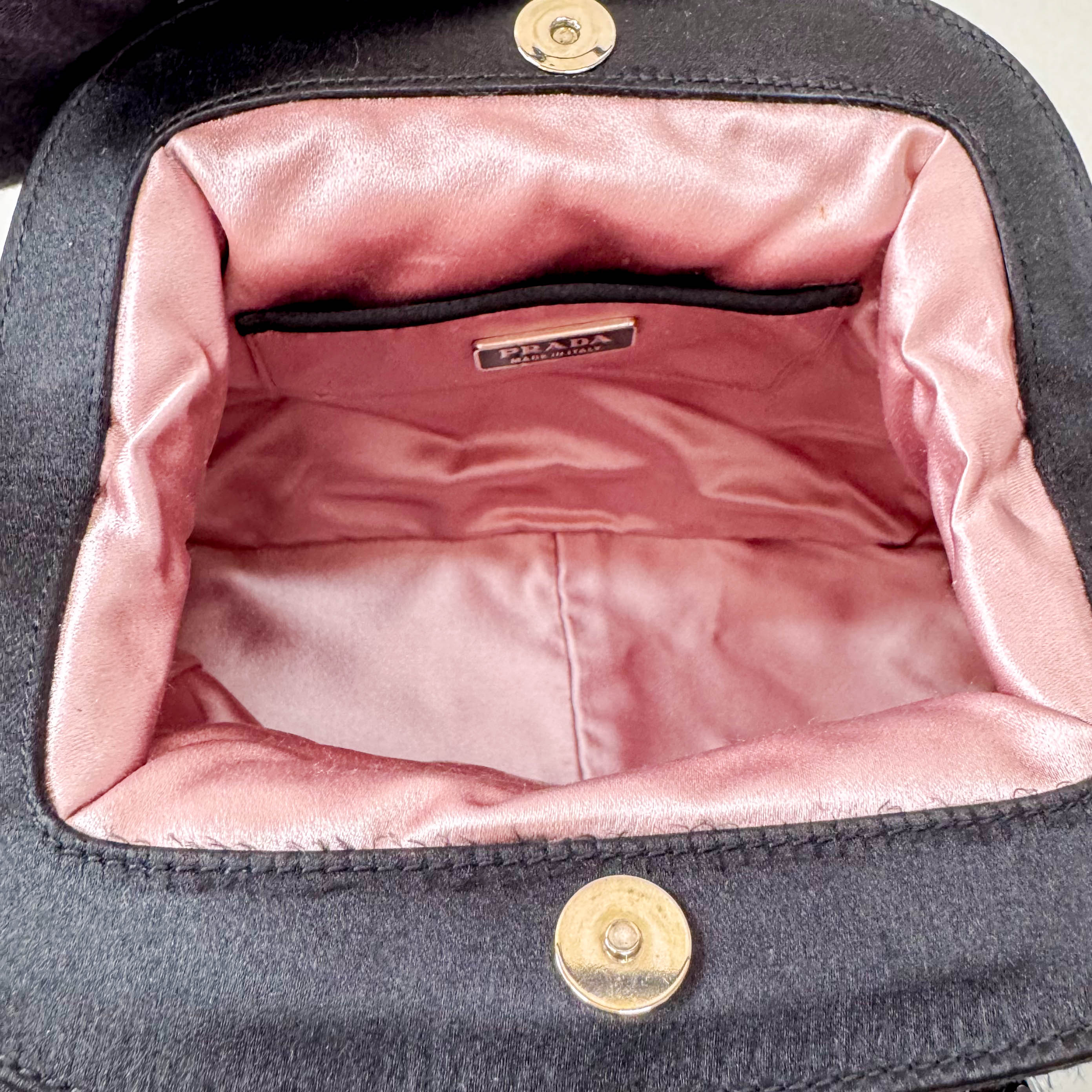 Evening Bear Bijoux Satin Handbag