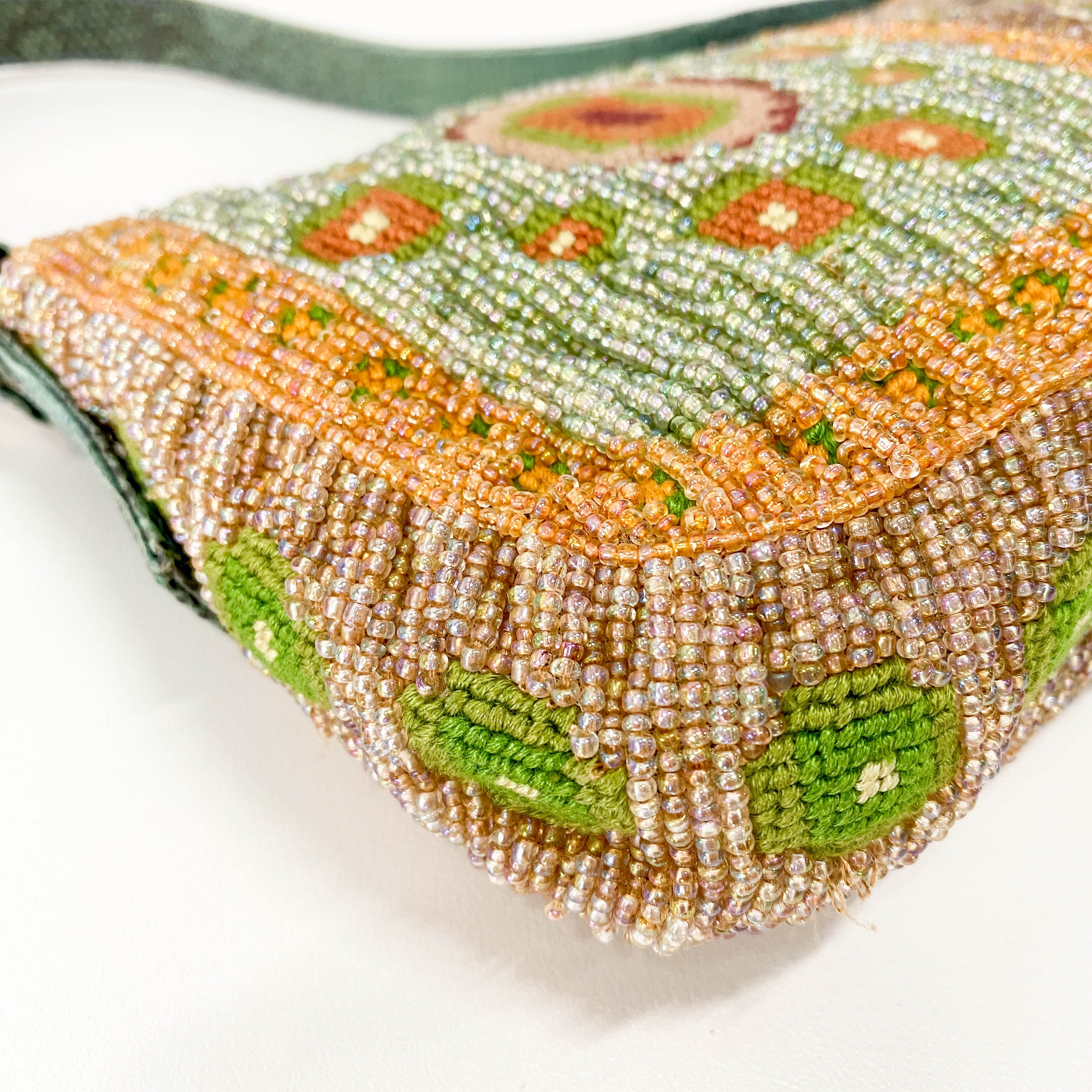 Limited Edition Baguette Beaded Multi-Colour Shoulder Bag