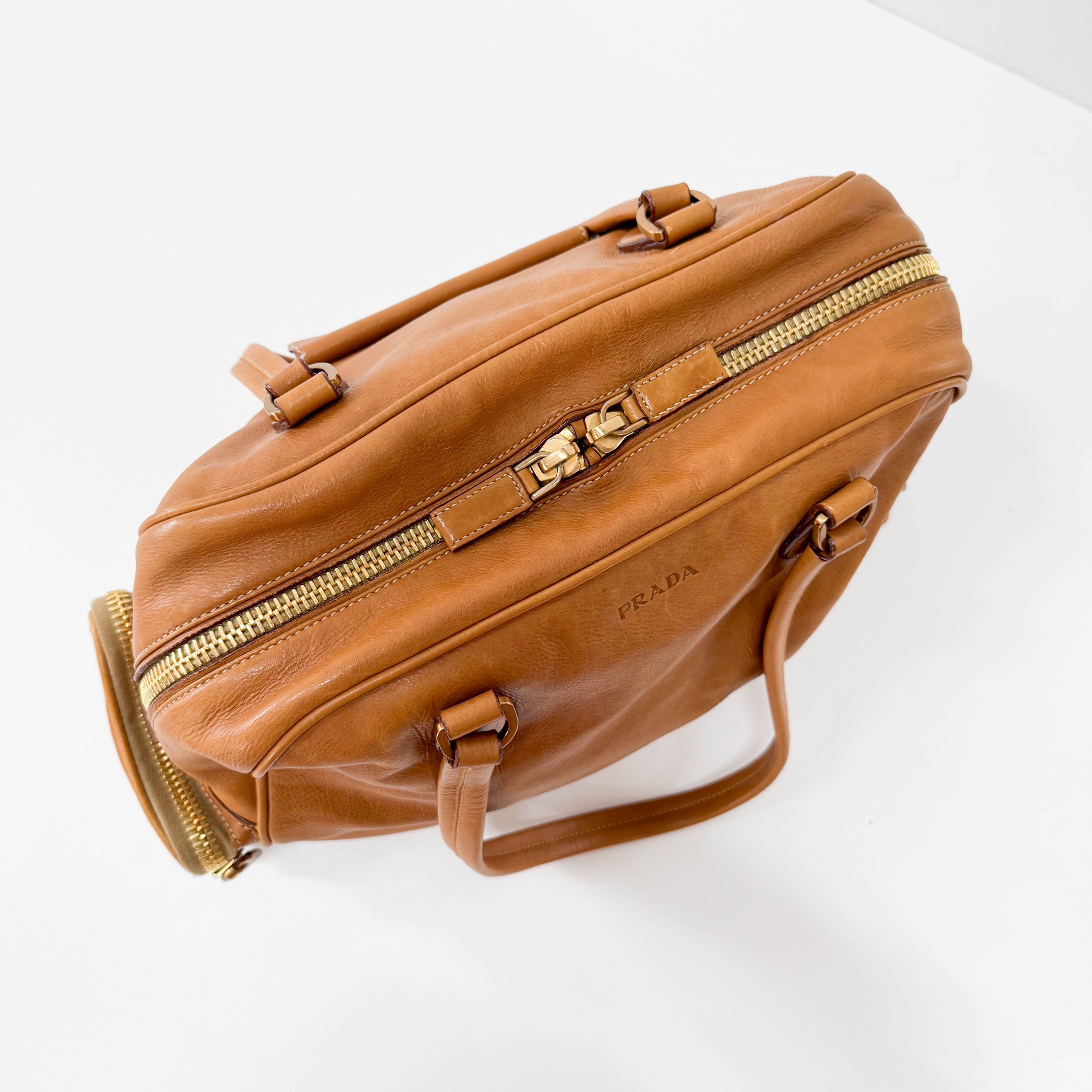 Brown Leather Shoulder Bag