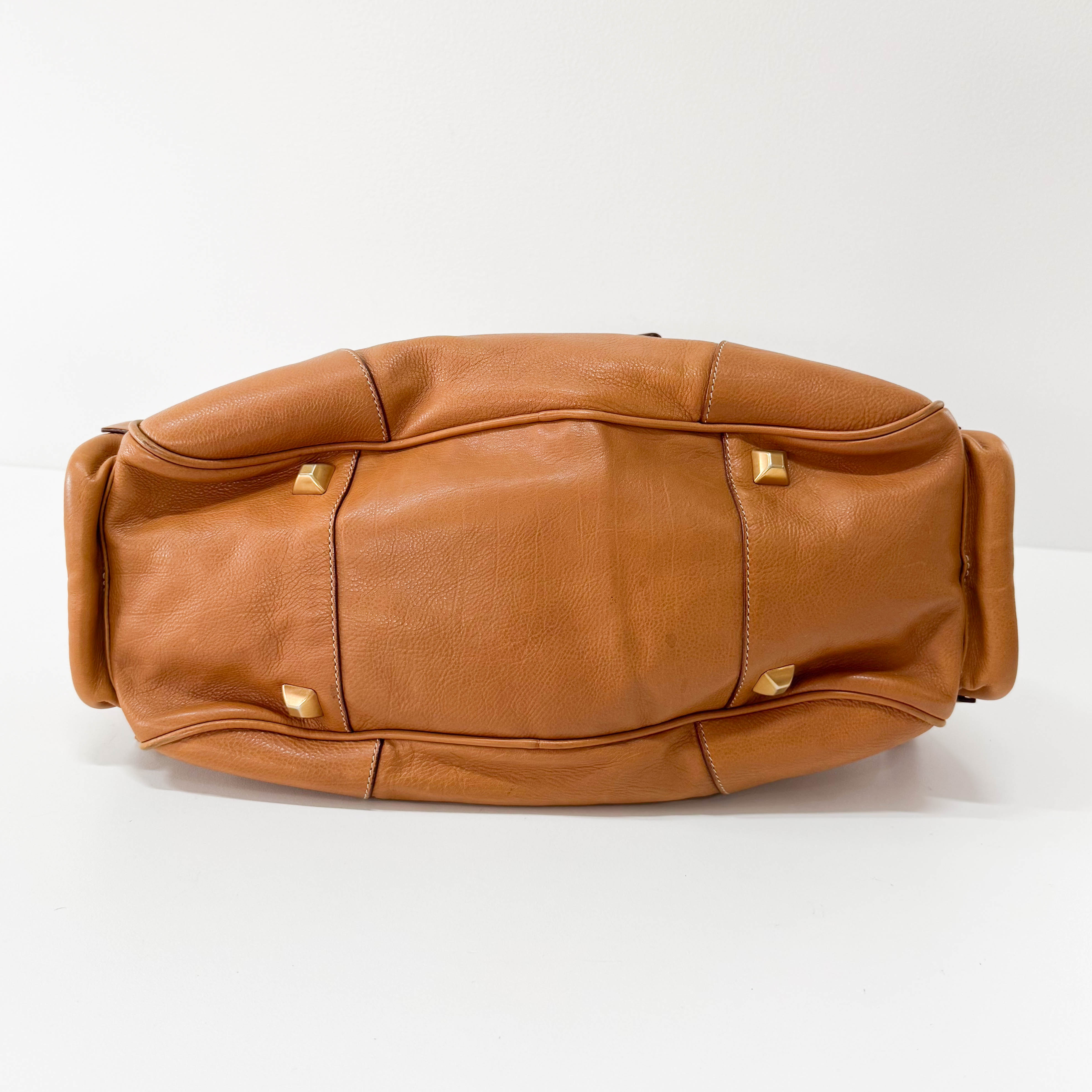 Brown Leather Shoulder Bag