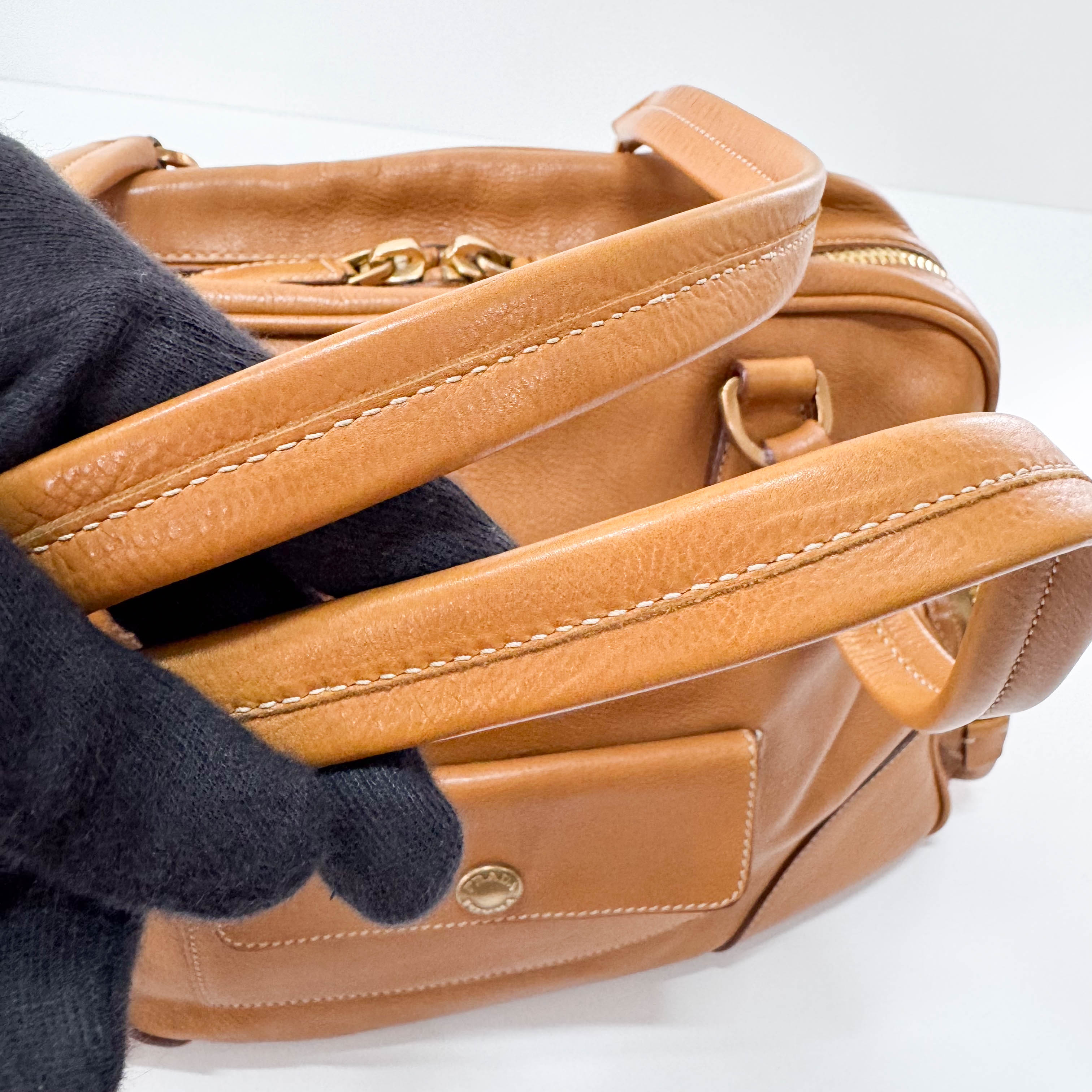 Brown Leather Shoulder Bag