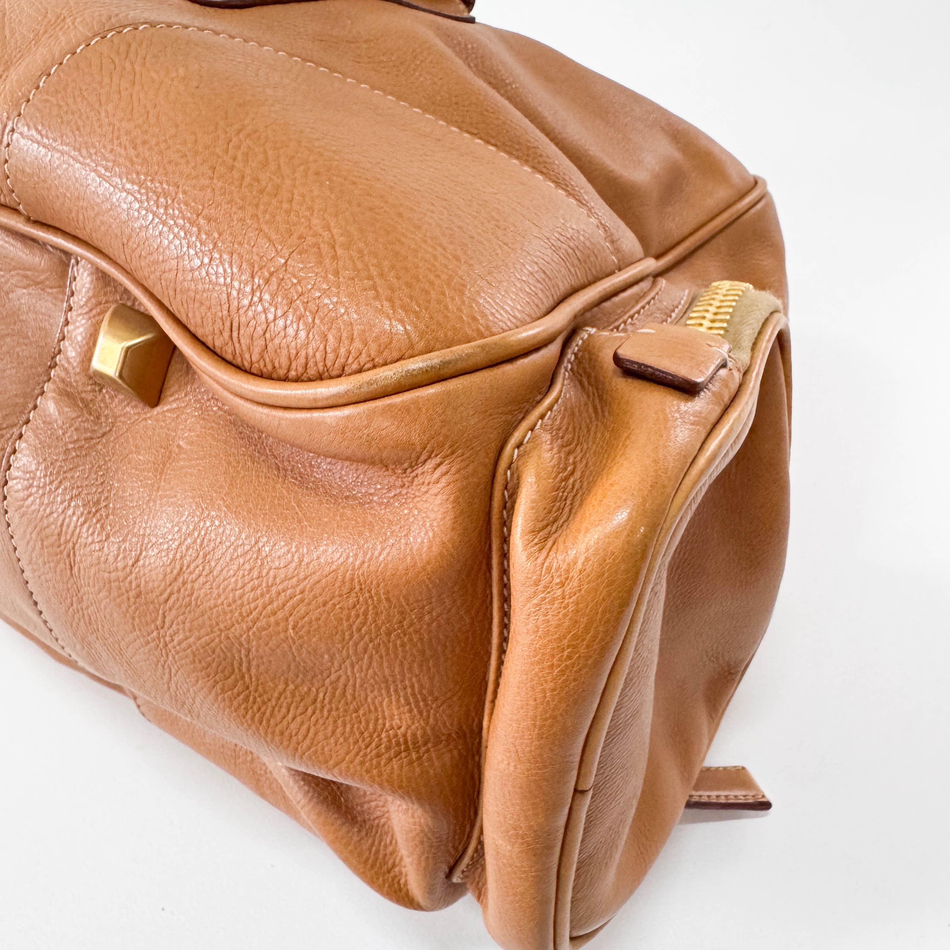 Brown Leather Shoulder Bag