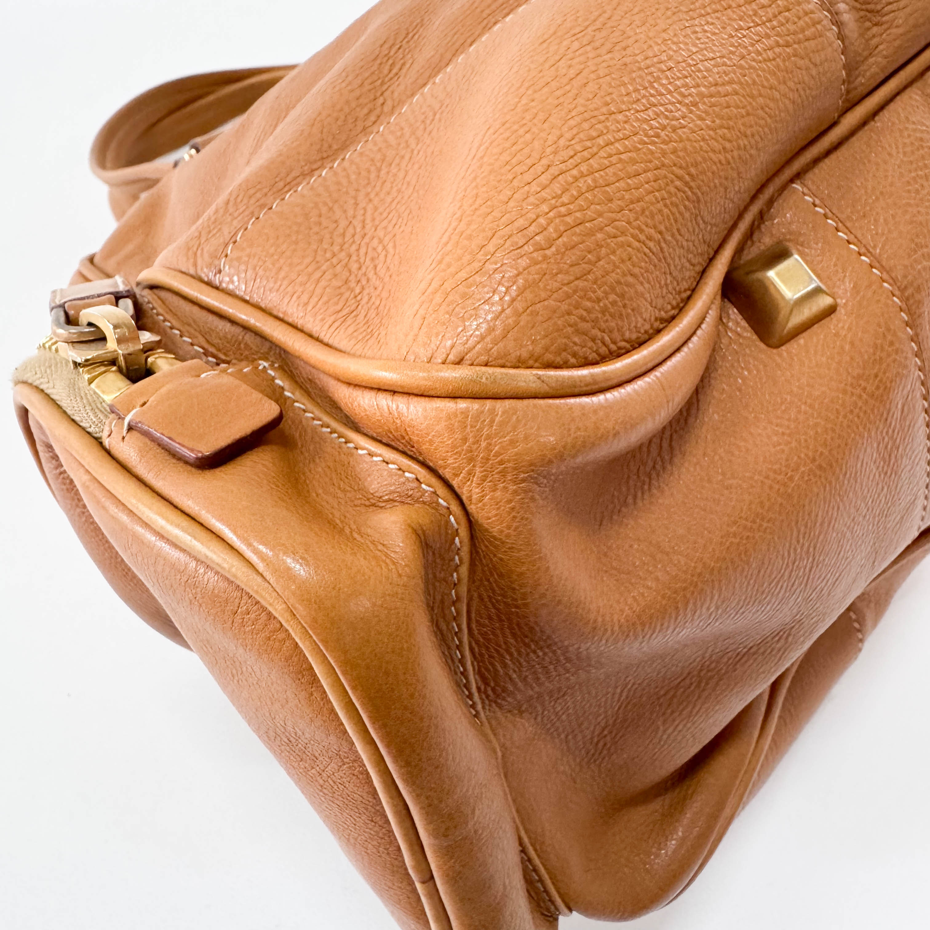 Brown Leather Shoulder Bag