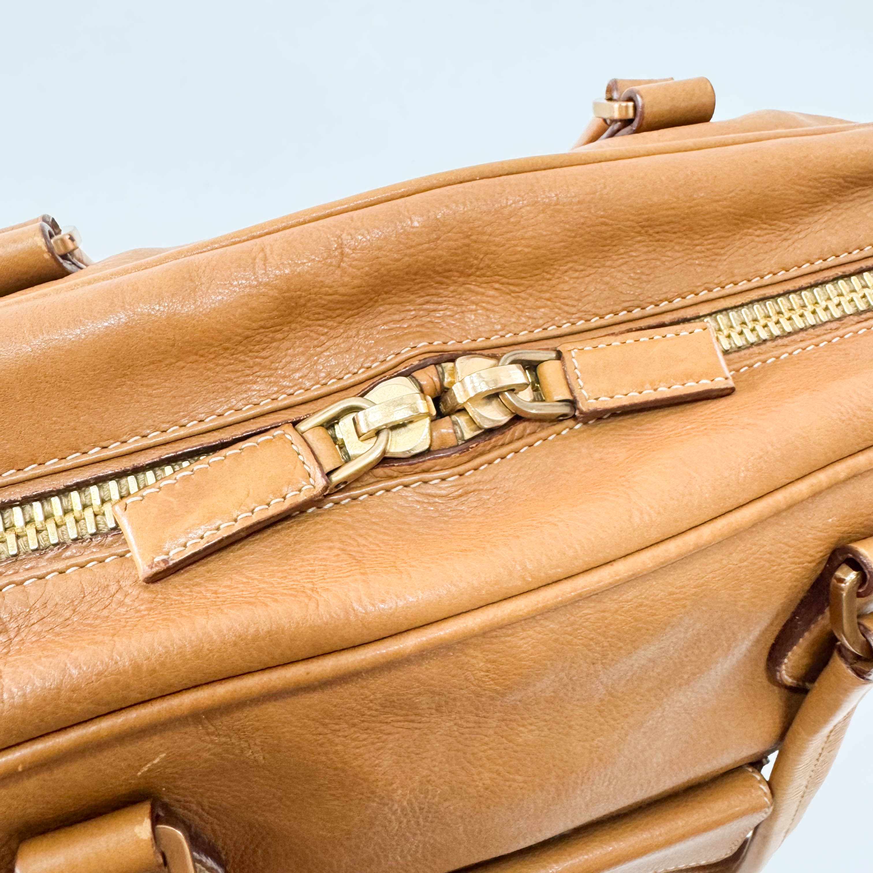 Brown Leather Shoulder Bag