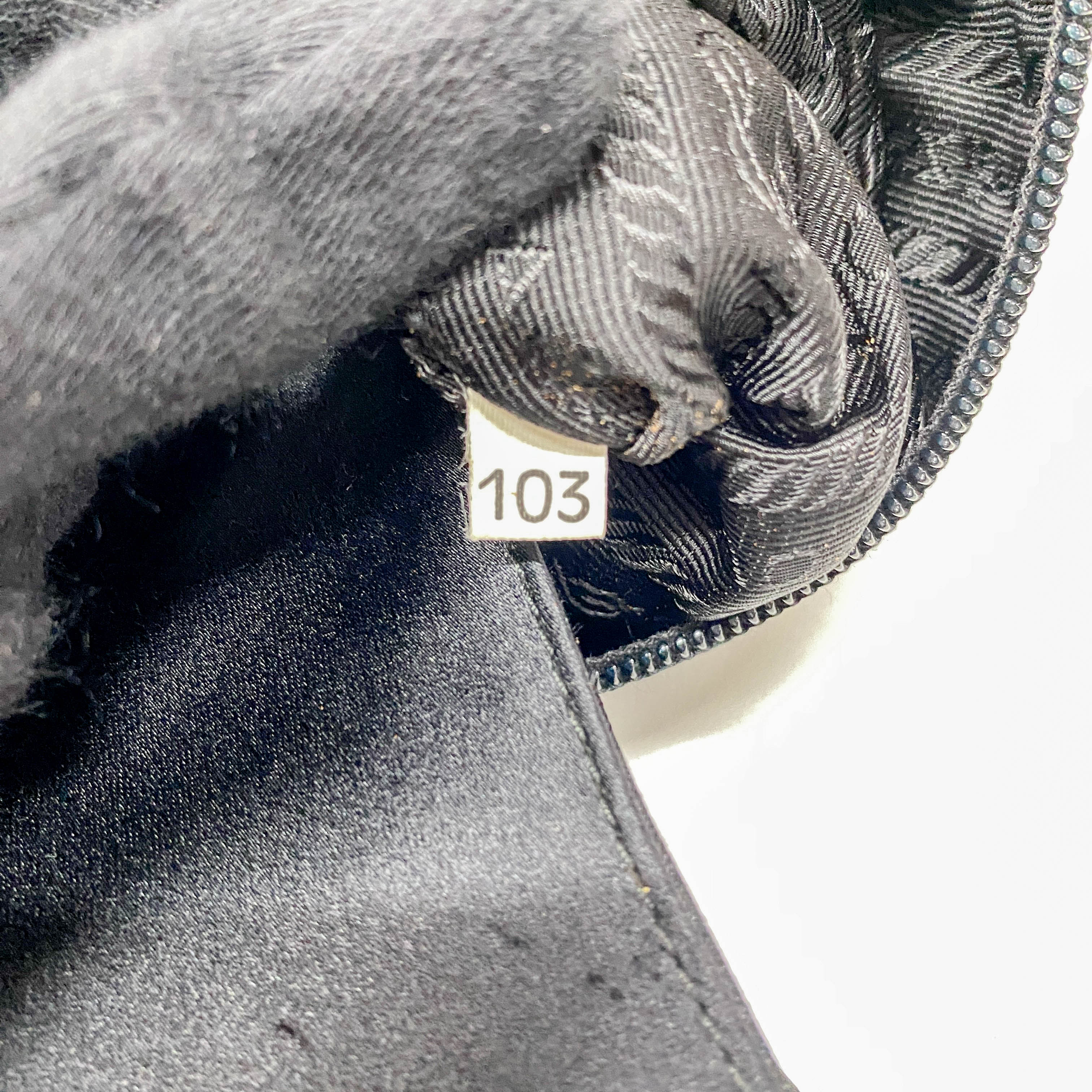 Black Satin Hobo Shoulder Bag