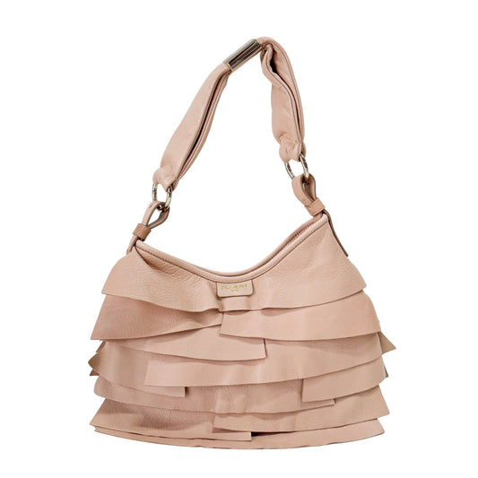 Sain-Tropez Pink Leather Shoulder Bag