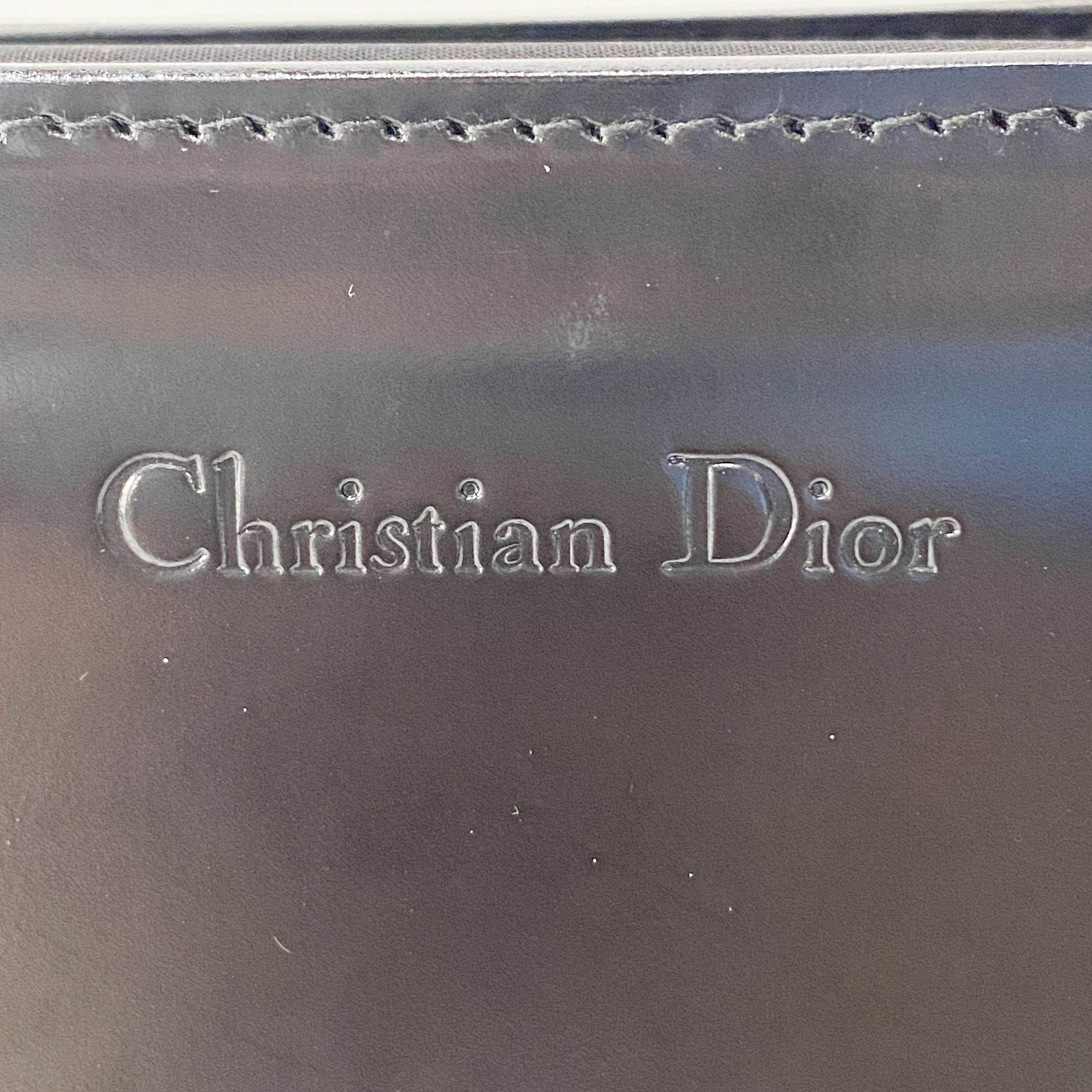 Black Leather Top Handle Bag