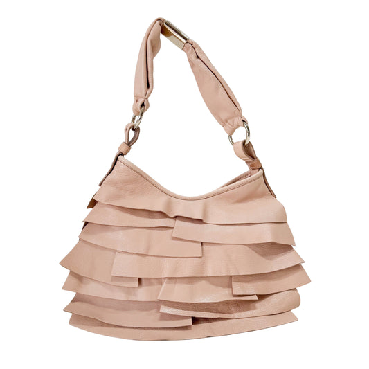 Sain-Tropez Pink Leather Shoulder Bag
