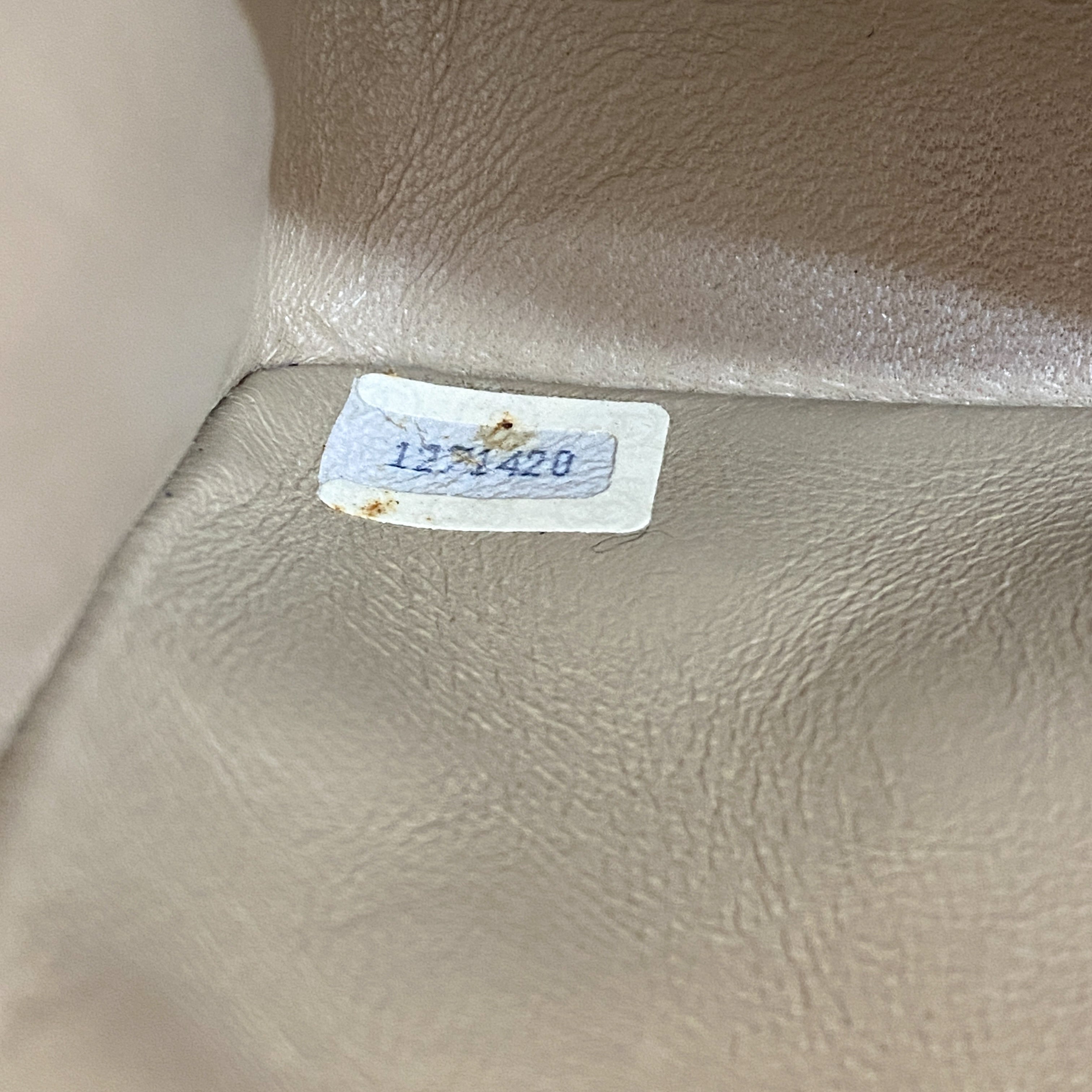 Beige Matelasse Chain Strap Bag