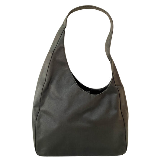 Green Satin Shoulder Bag