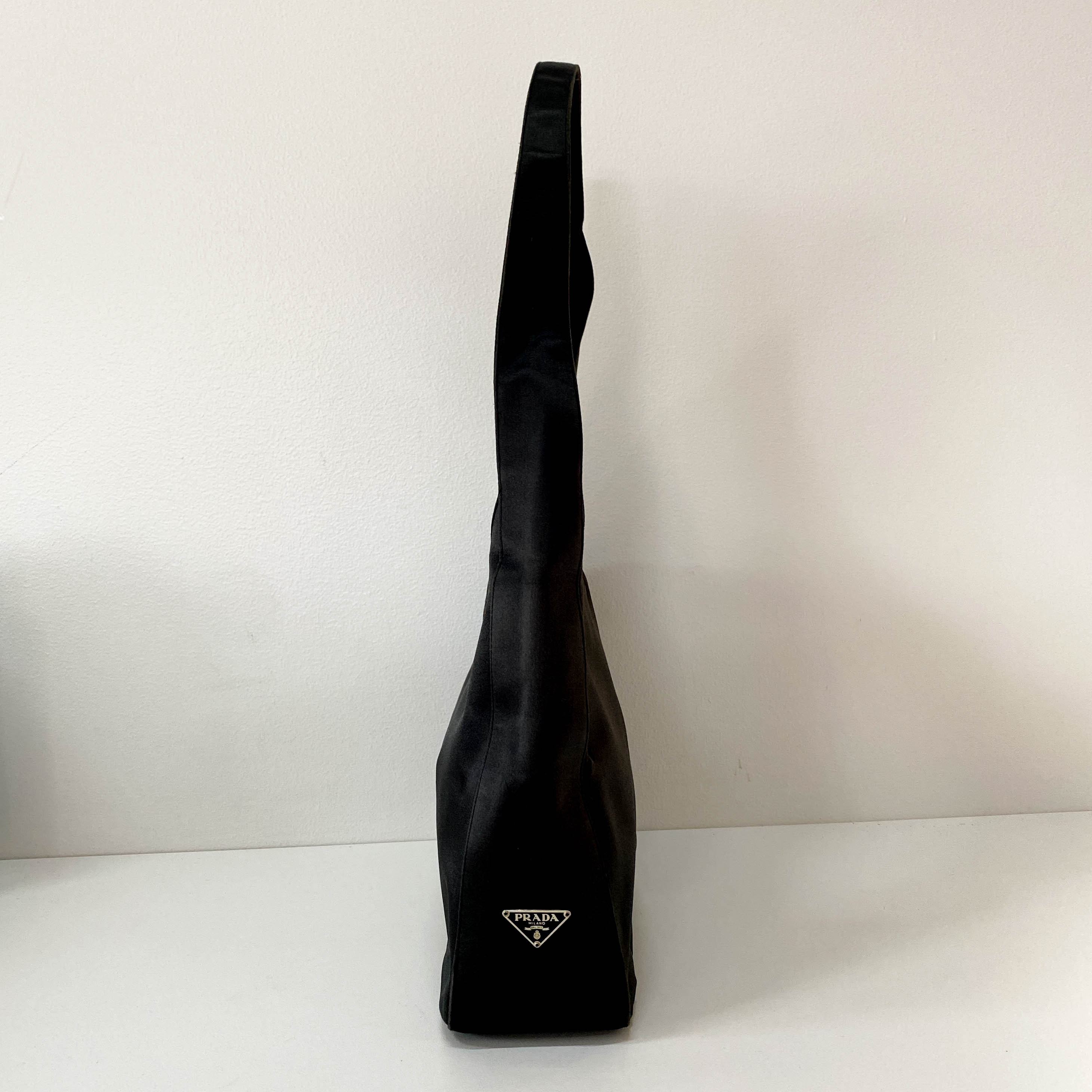 Green Satin Shoulder Bag