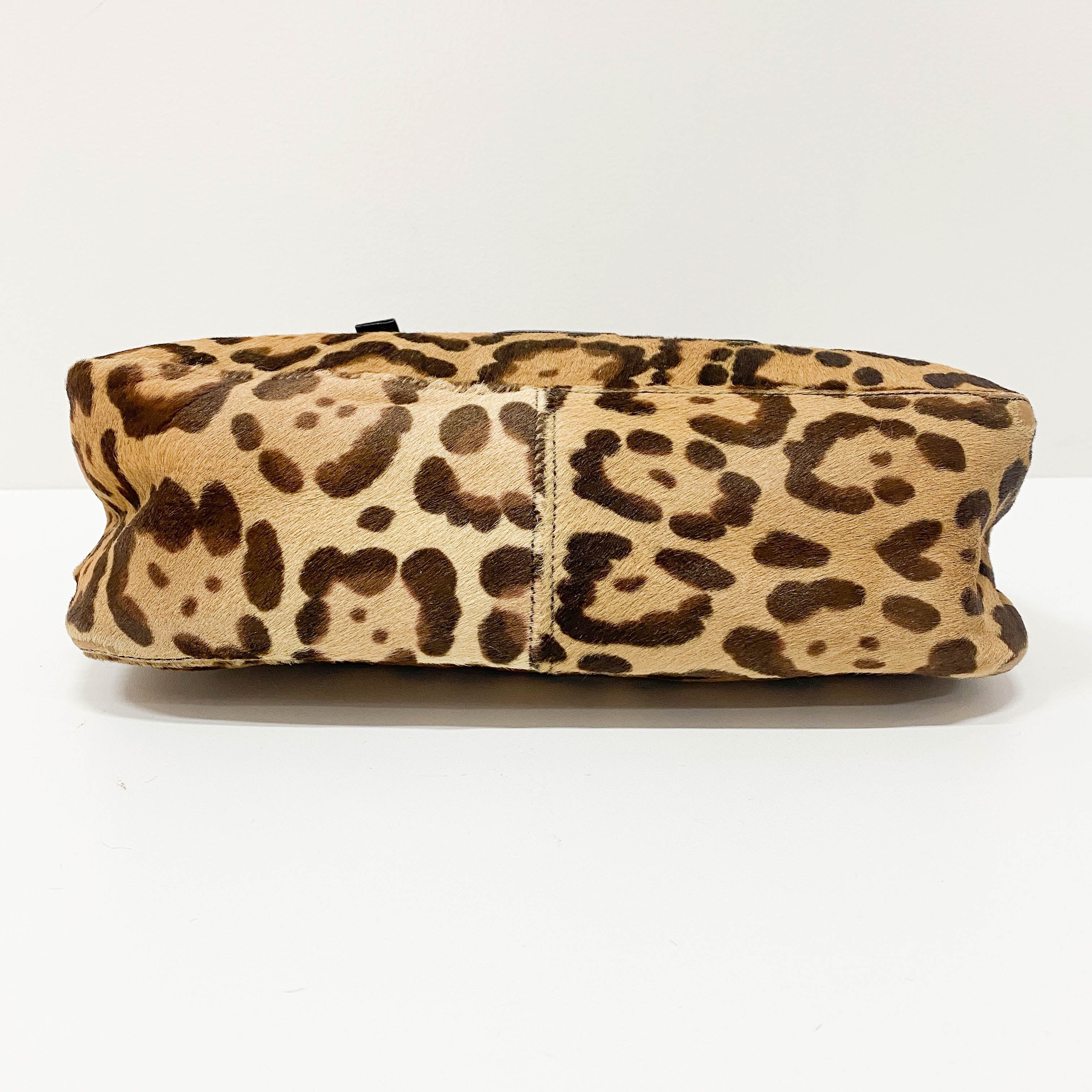 Leopard Print Pony Hair Bag