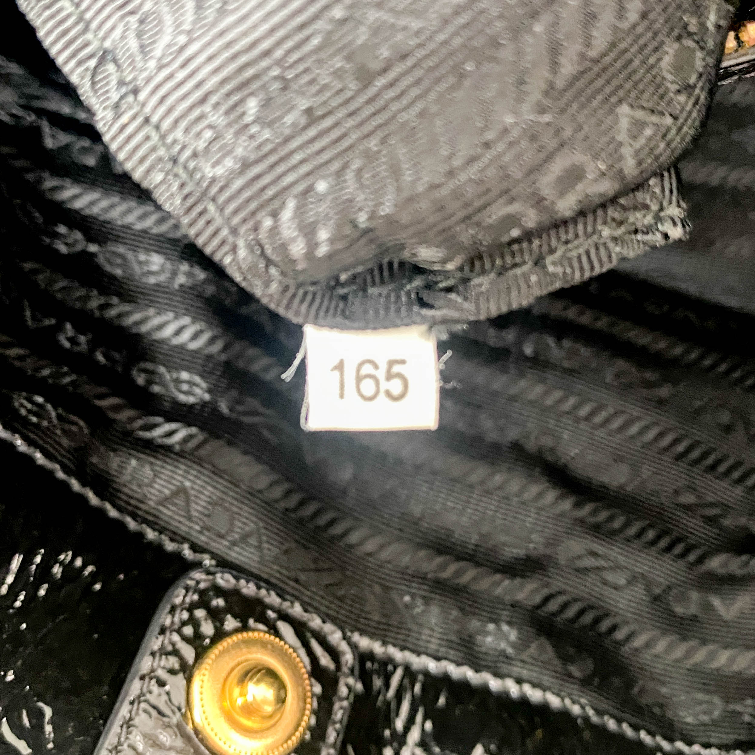 Black Nylon Tote Shoulder Bag