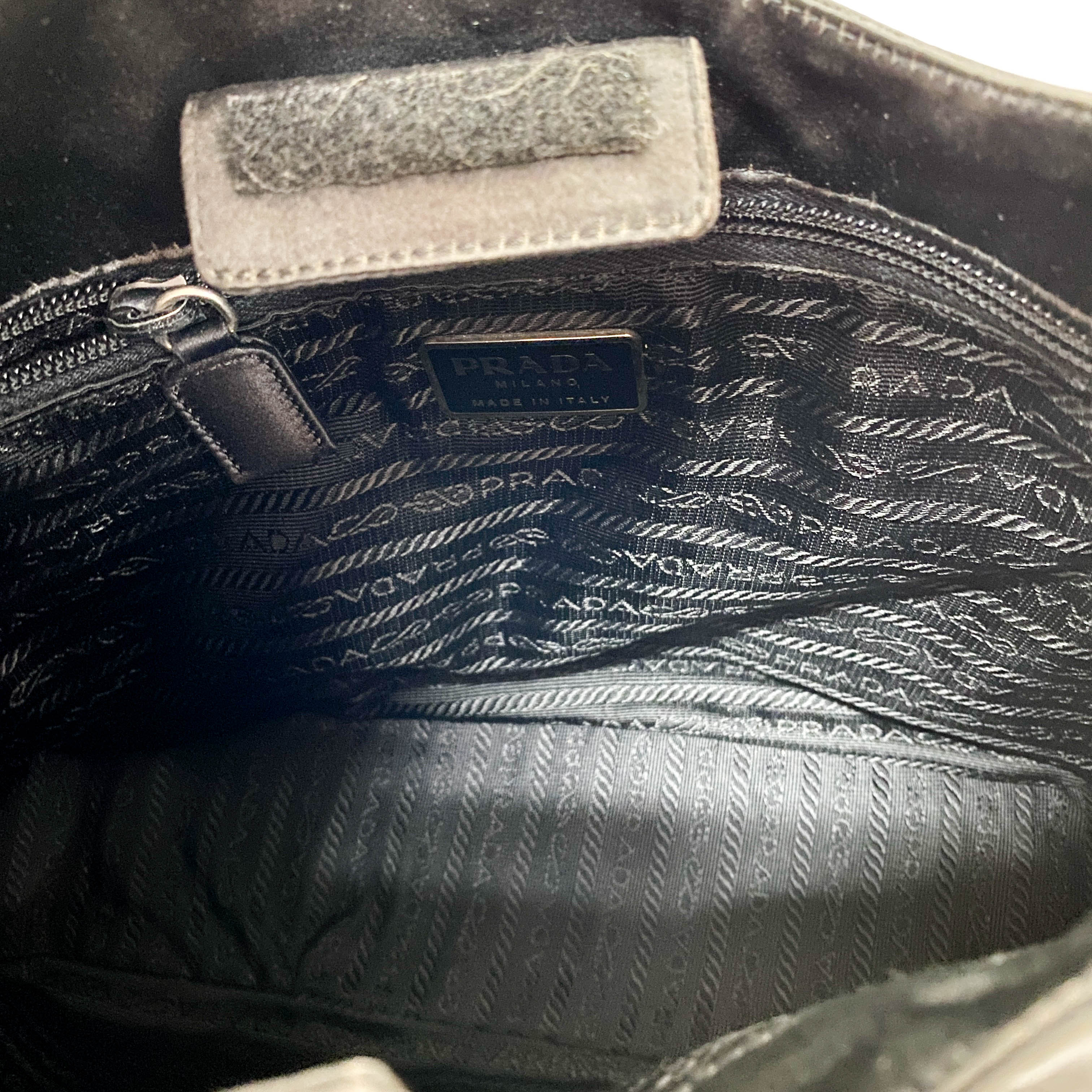 Green Satin Shoulder Bag