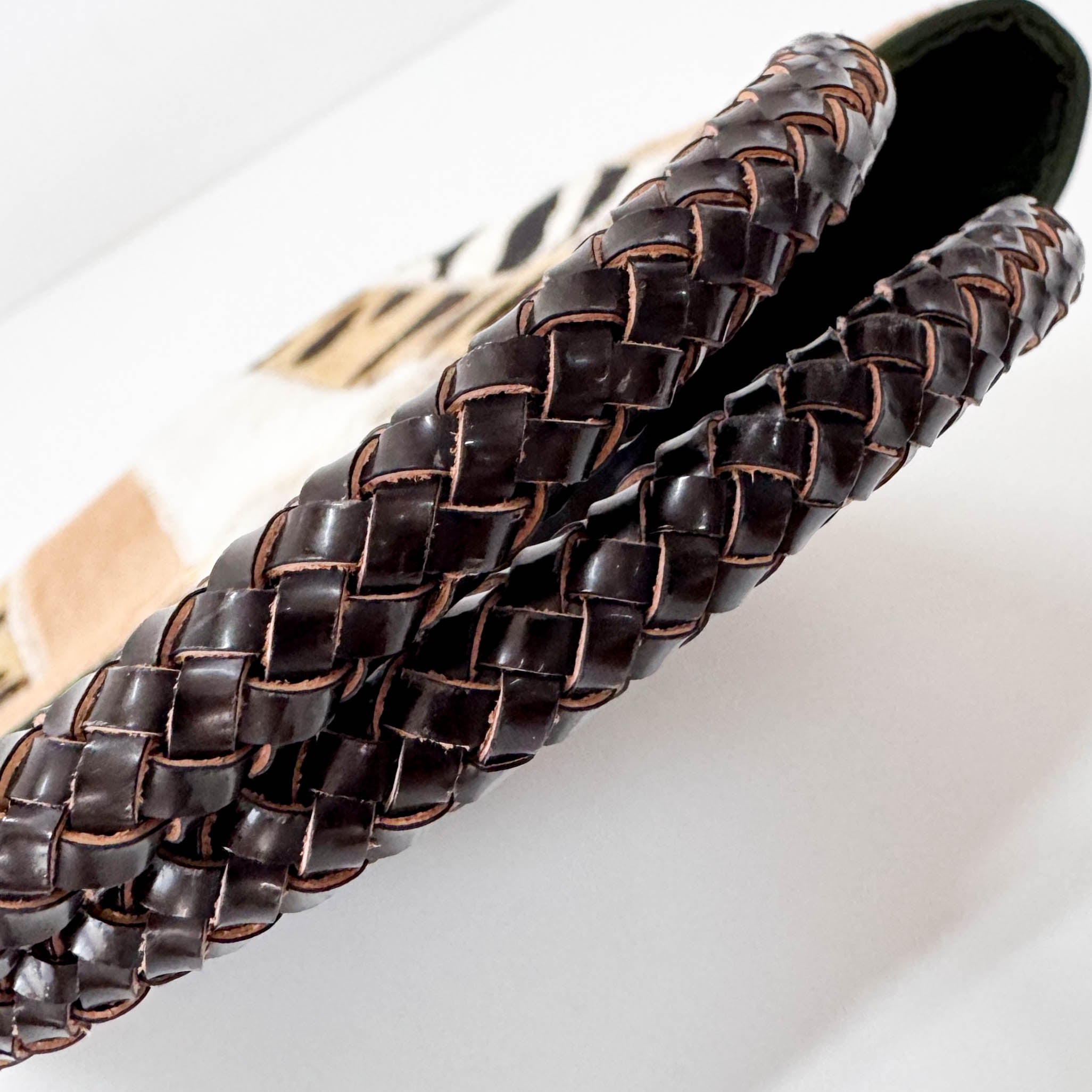 Pony Hair Brown Mini Handbag