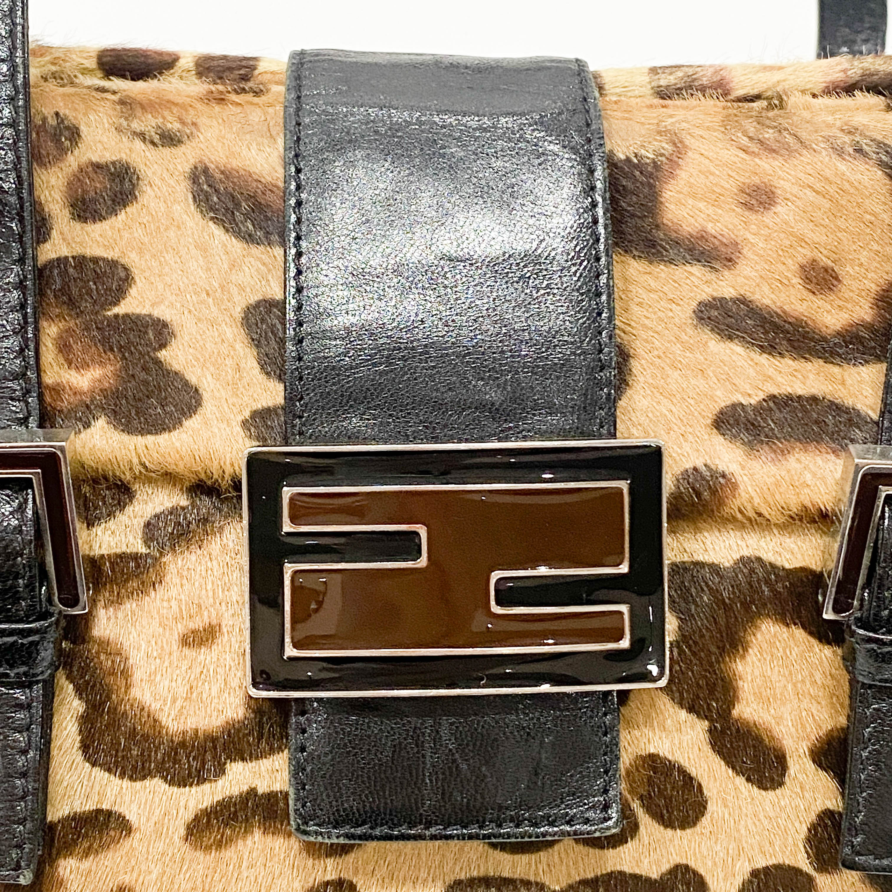 Leopard Print Pony Hair Bag