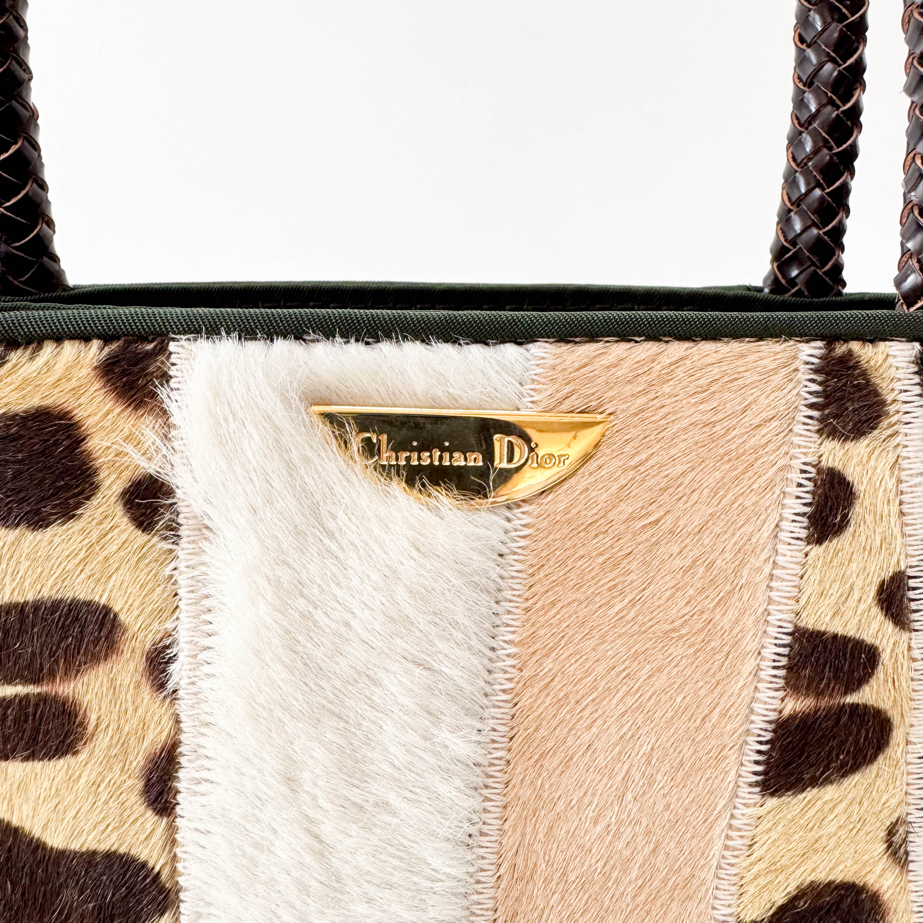 Pony Hair Brown Mini Handbag