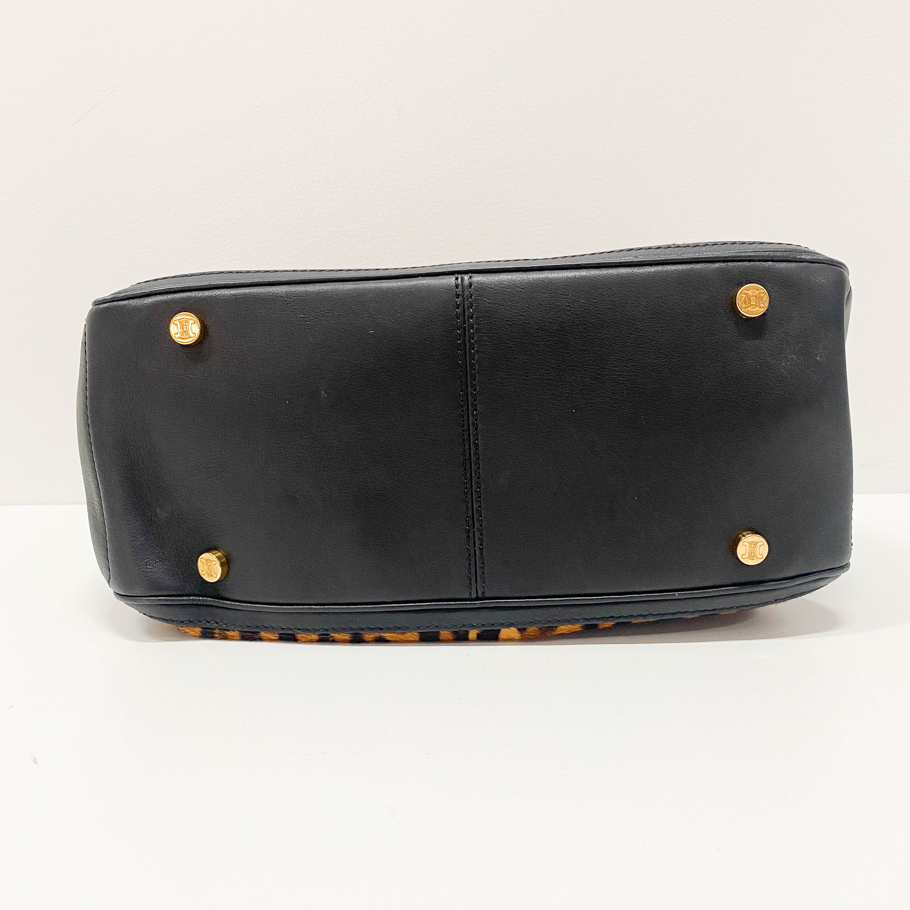 Leopard Print Pony Hair Bag