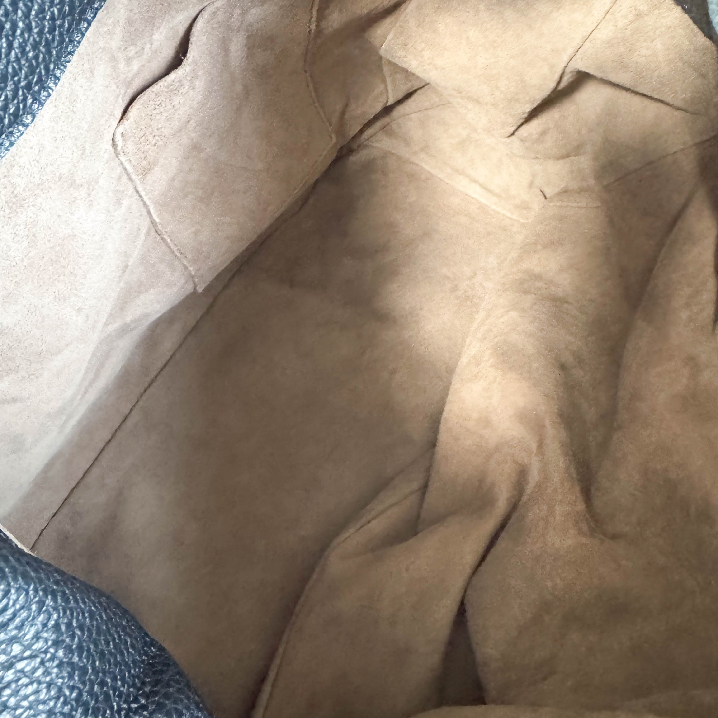 Black Leather Intrecciato Hobo Shoulder Bag