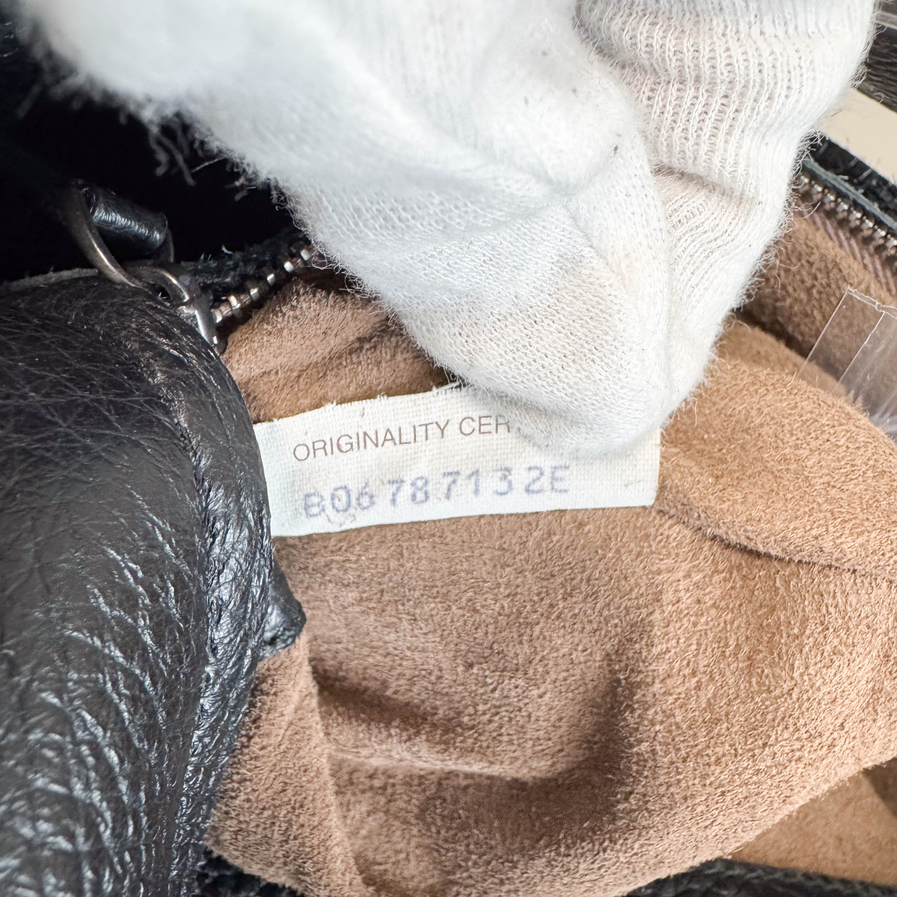 Black Leather Intrecciato Hobo Shoulder Bag