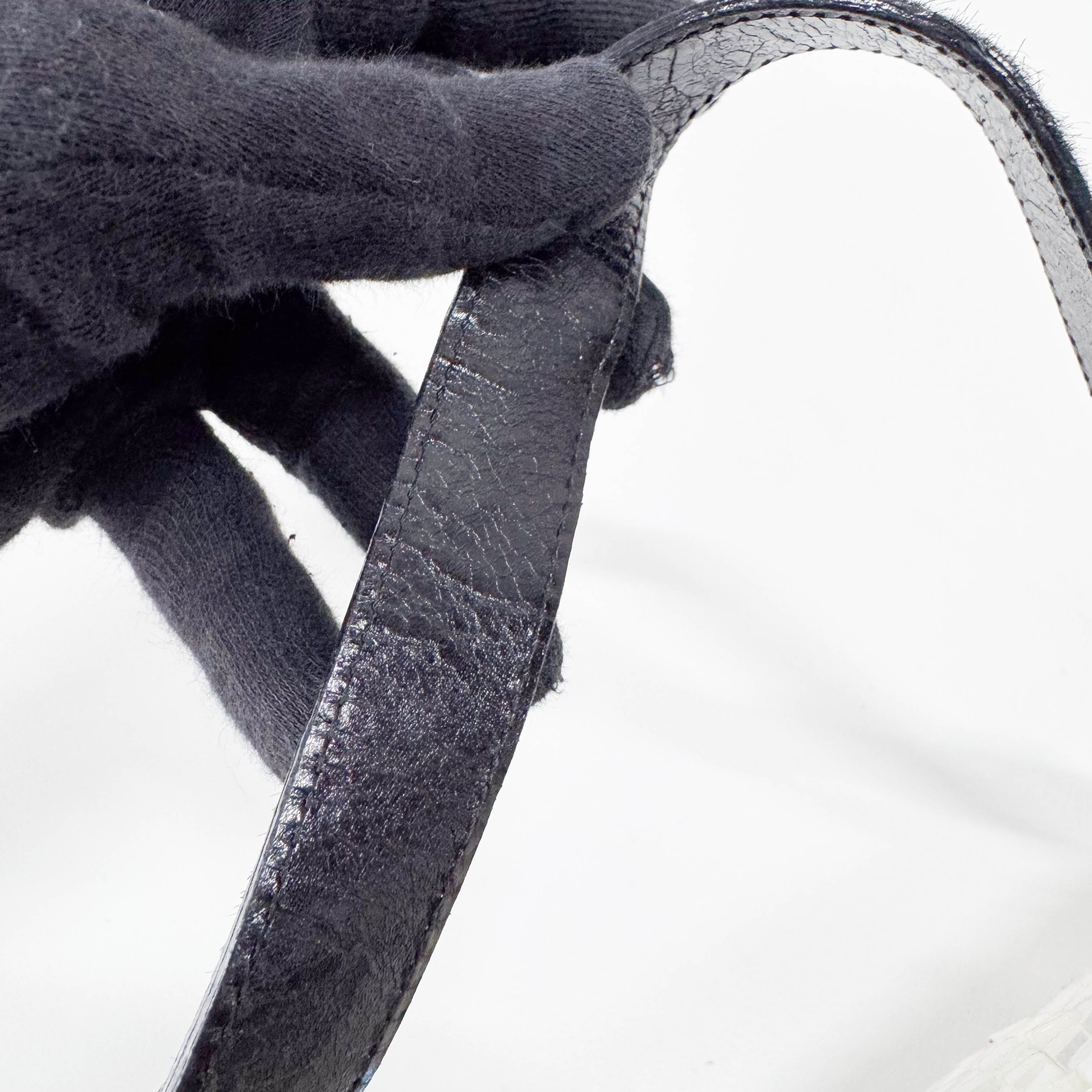 Baguette White Sequin Shoulder Bag