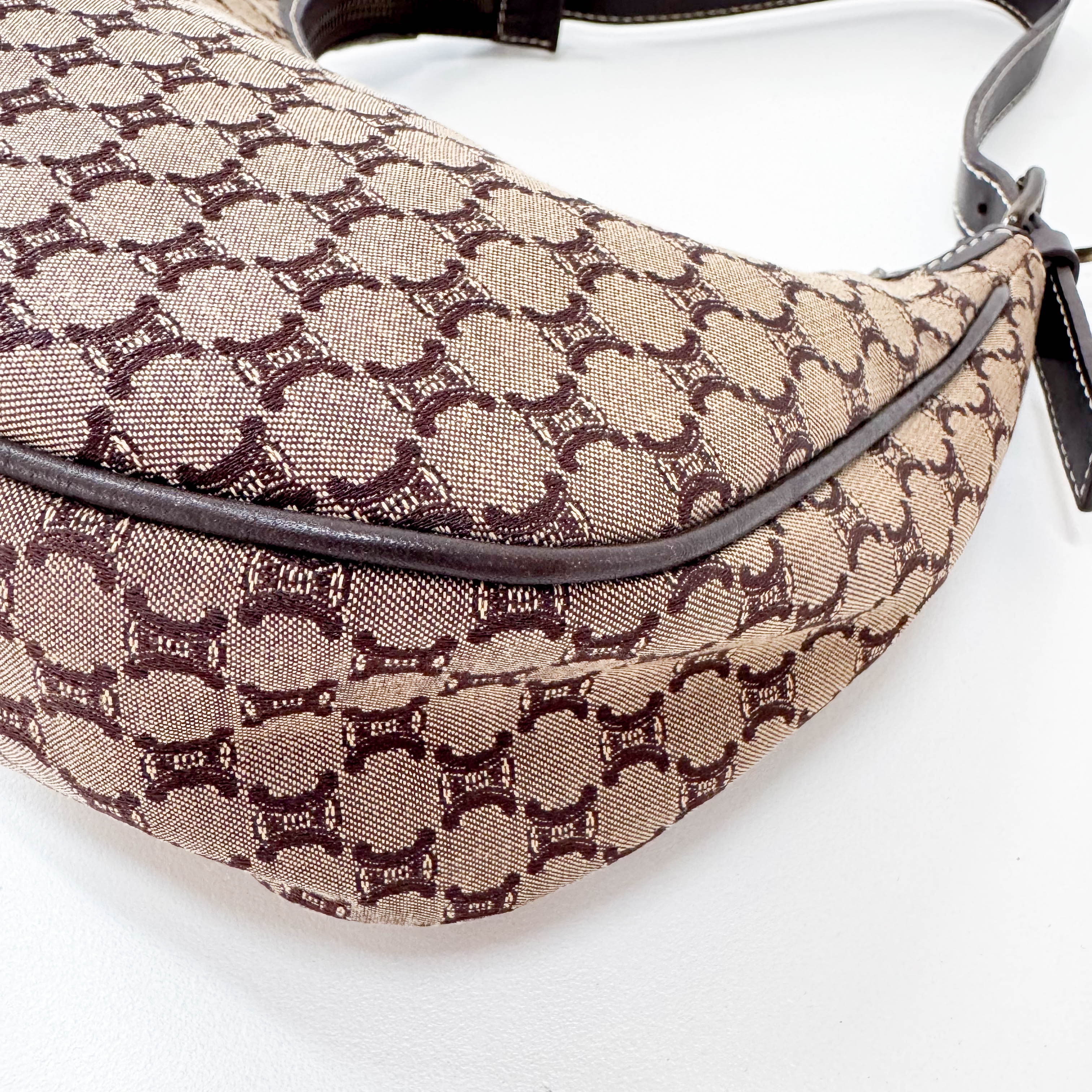 Macadam Triomphe Hobo Shoulder Bag