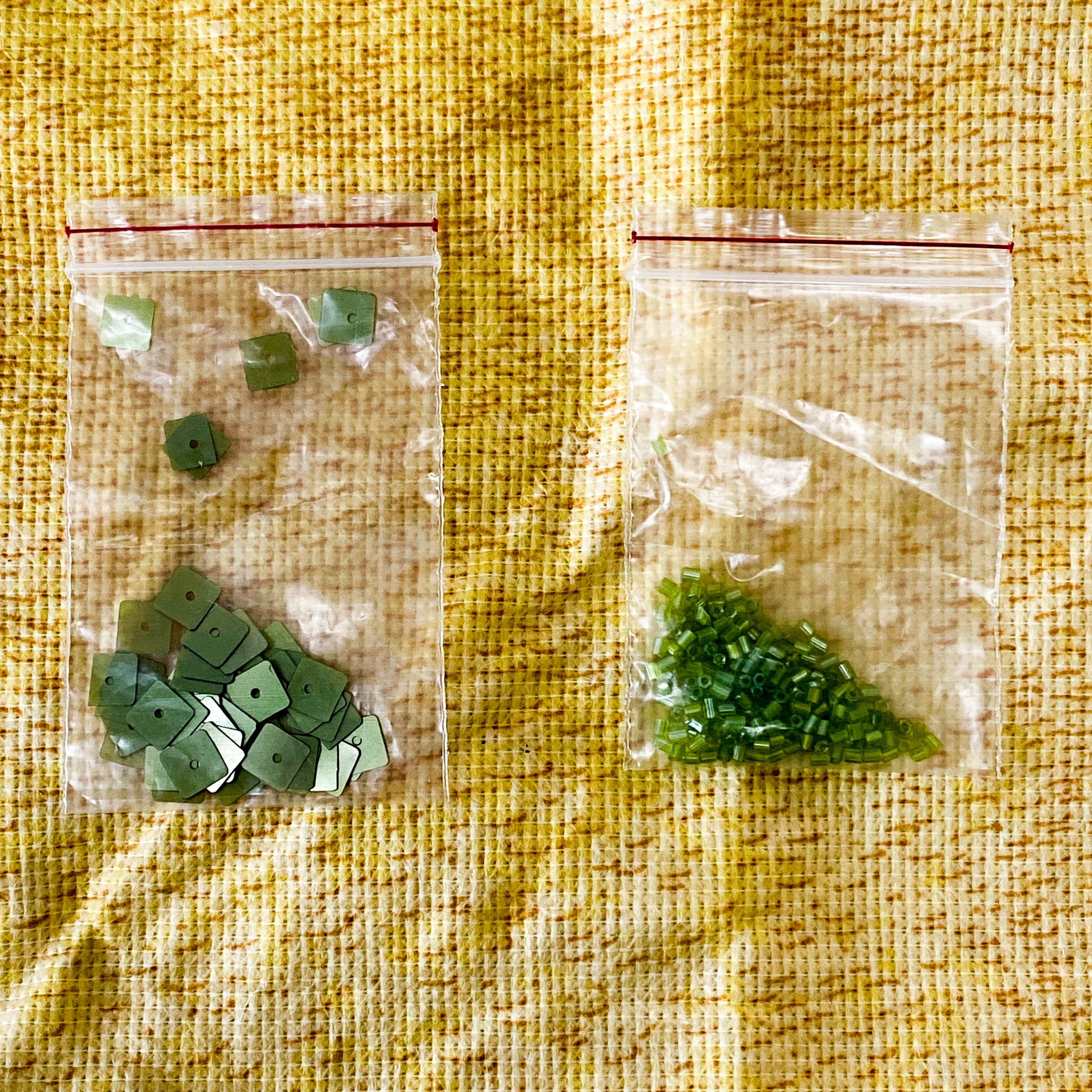 Baguette Green Sequin Shoulder Bag