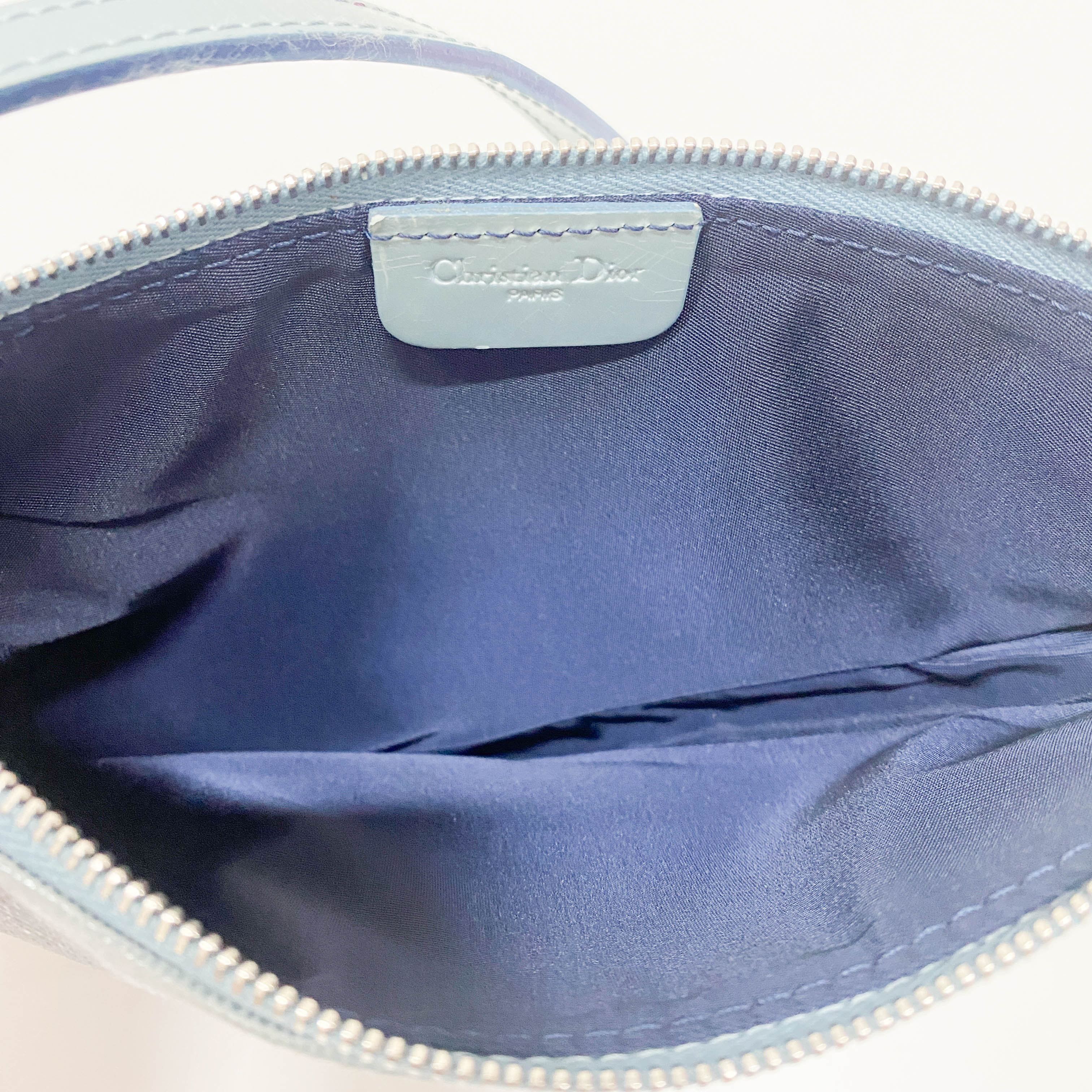 Saddle Blue Lizard Bag