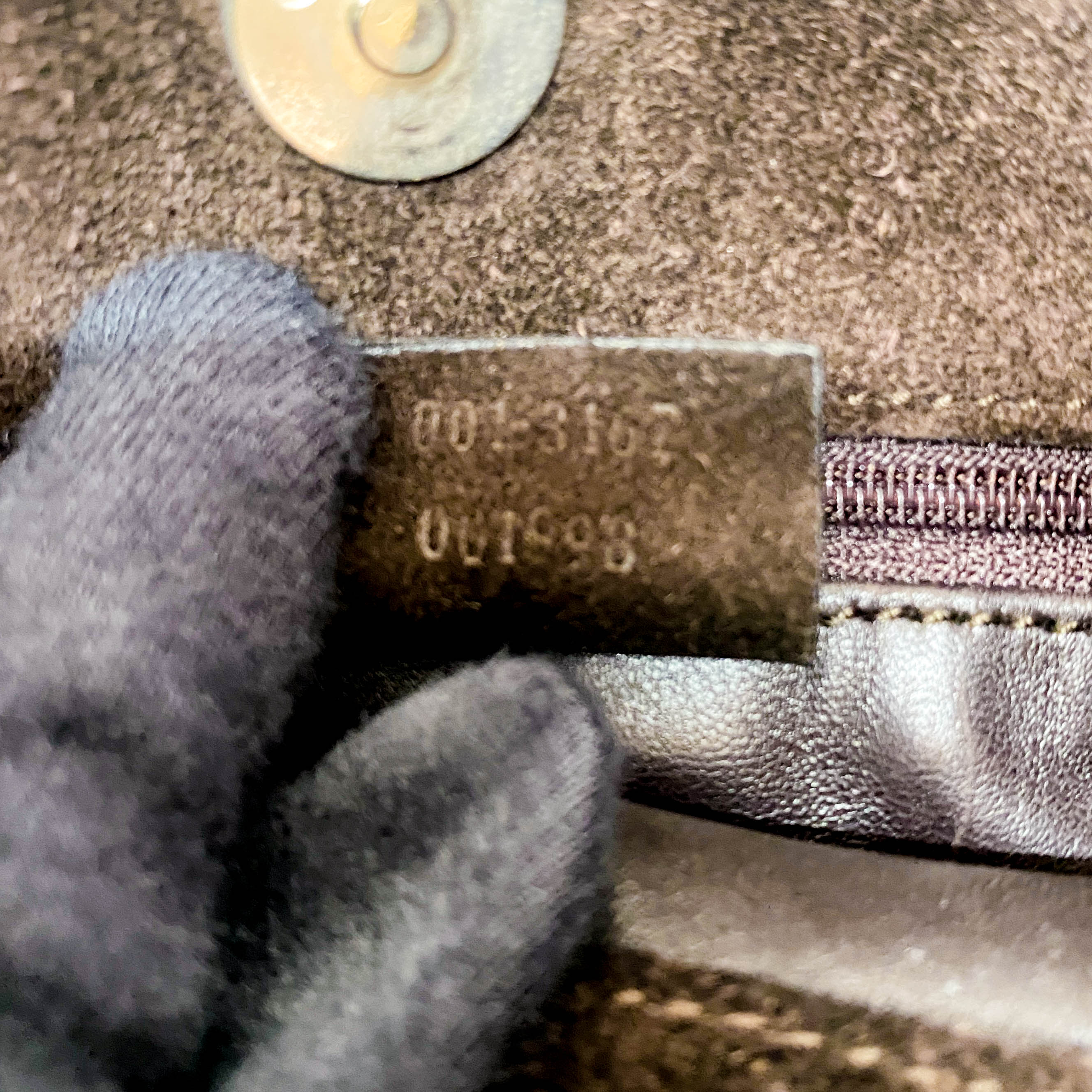 Brown Suede Shoulder Bag