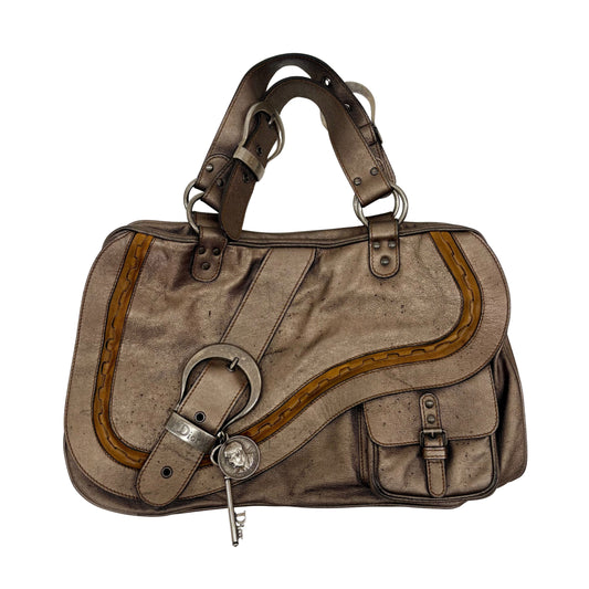 Gaucho Bronze Leather Shoulder Bag