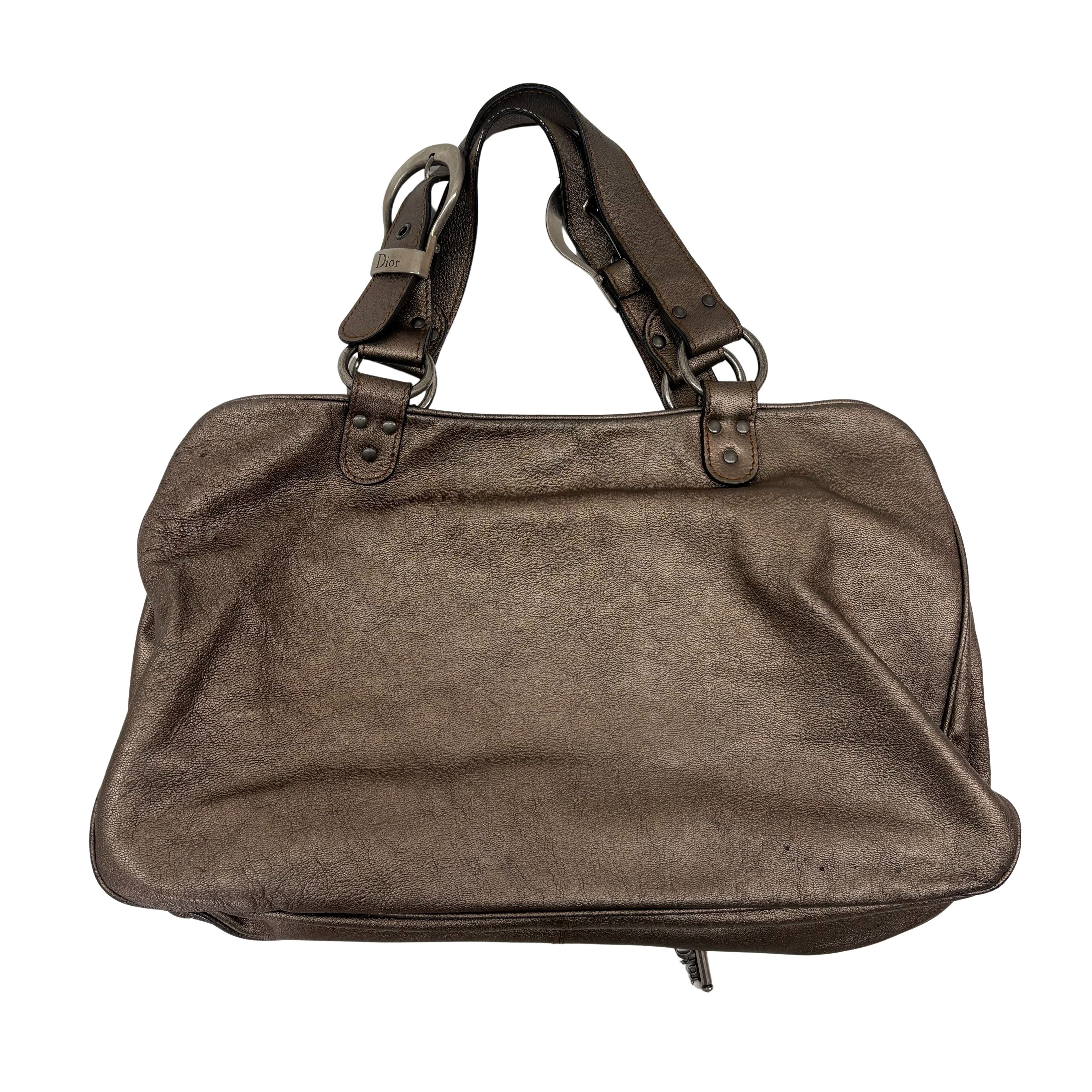 Gaucho Bronze Leather Shoulder Bag