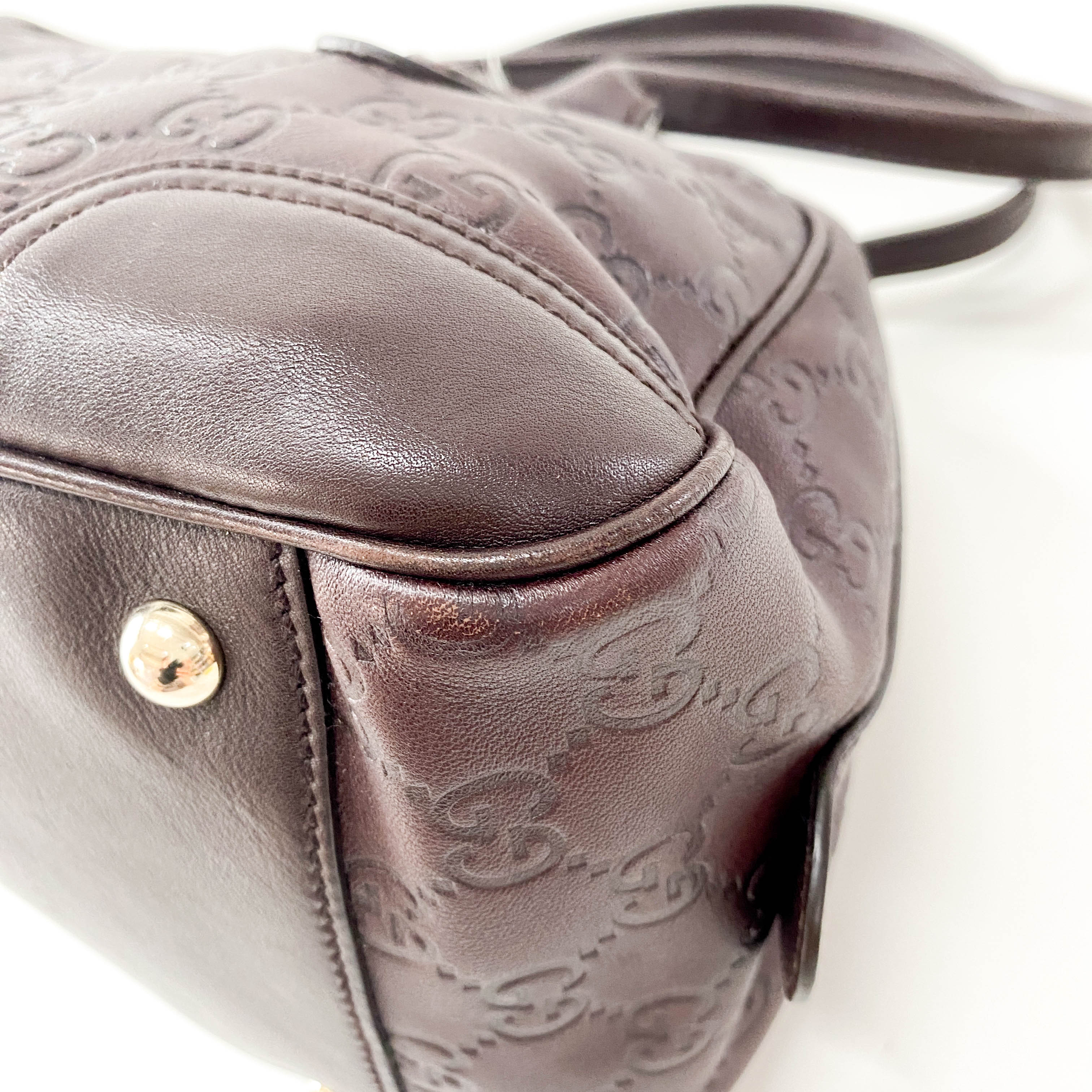 Brown Leather Shoulder Bag