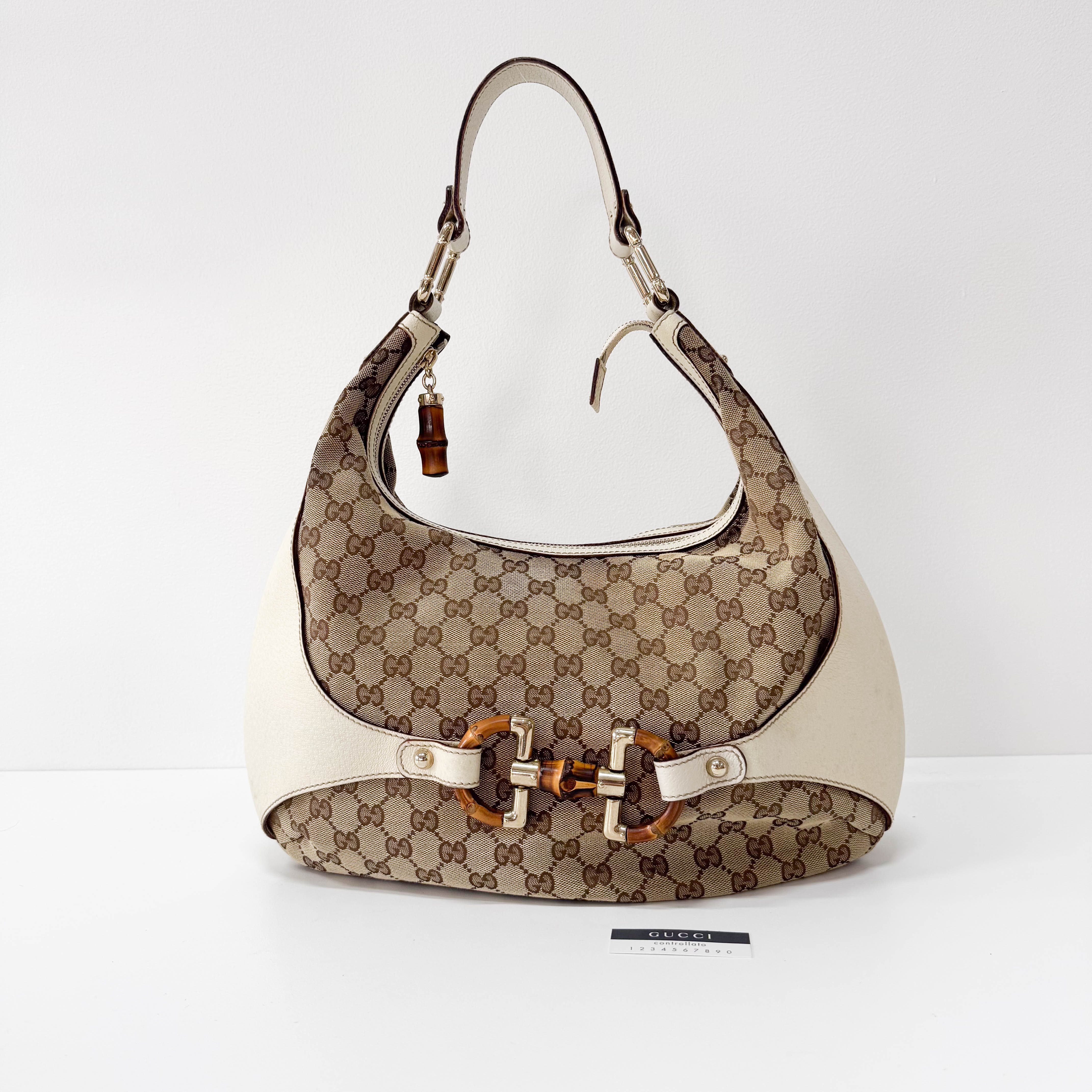 Bamboo GG Canvas Shoulder Bag