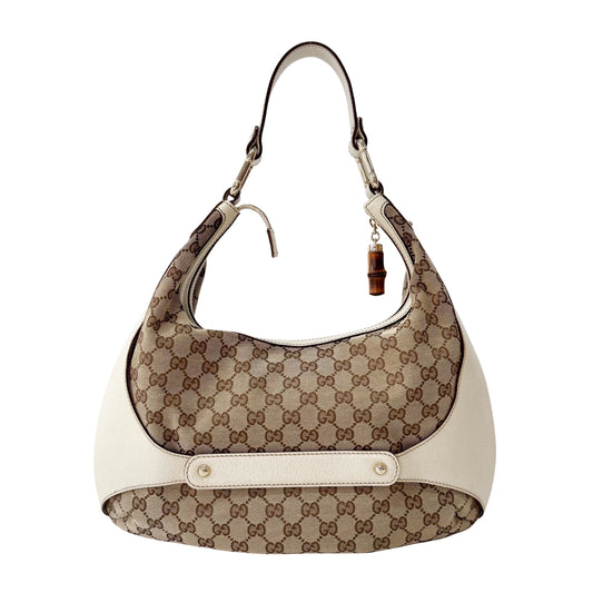 Bamboo GG Canvas Shoulder Bag
