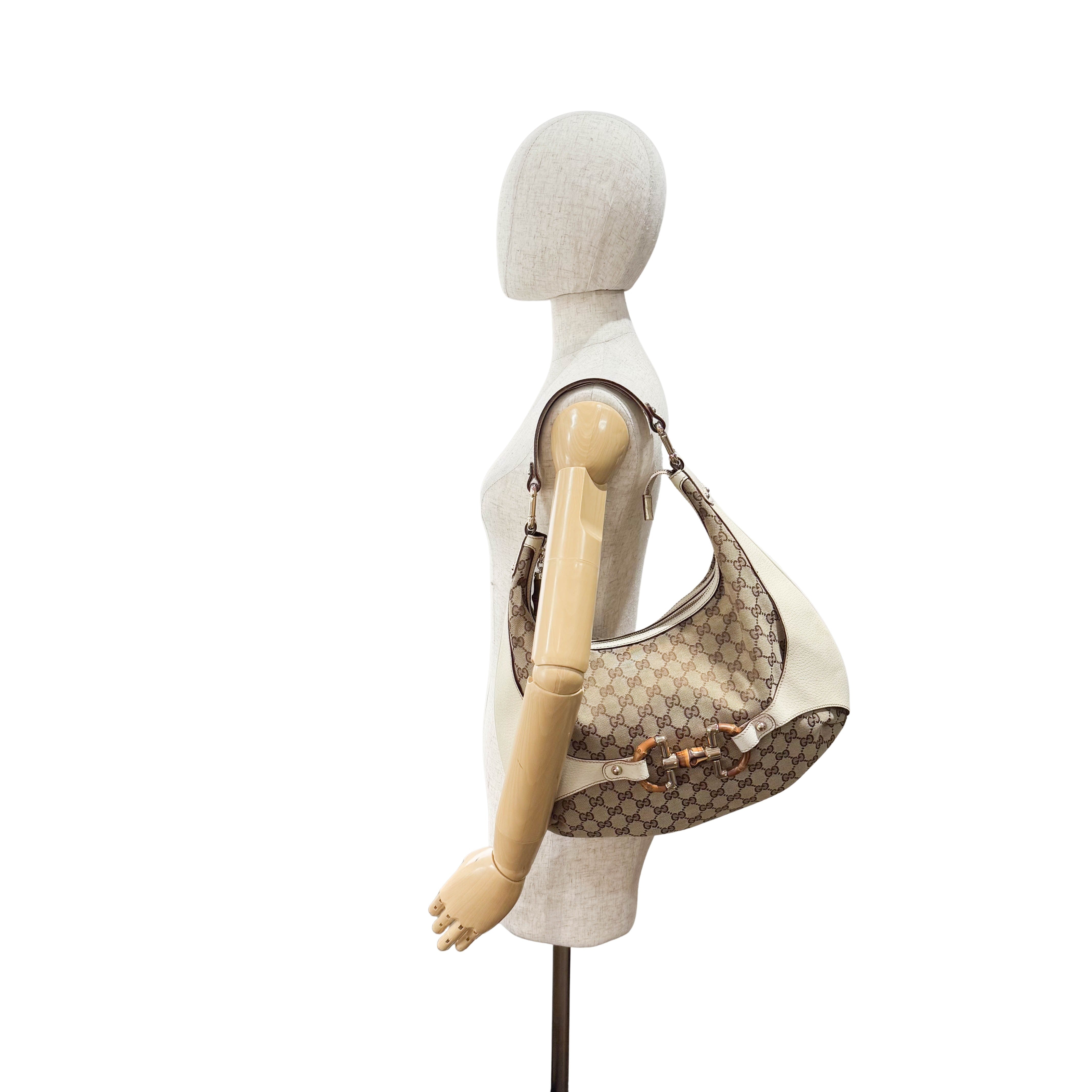 Bamboo GG Canvas Shoulder Bag