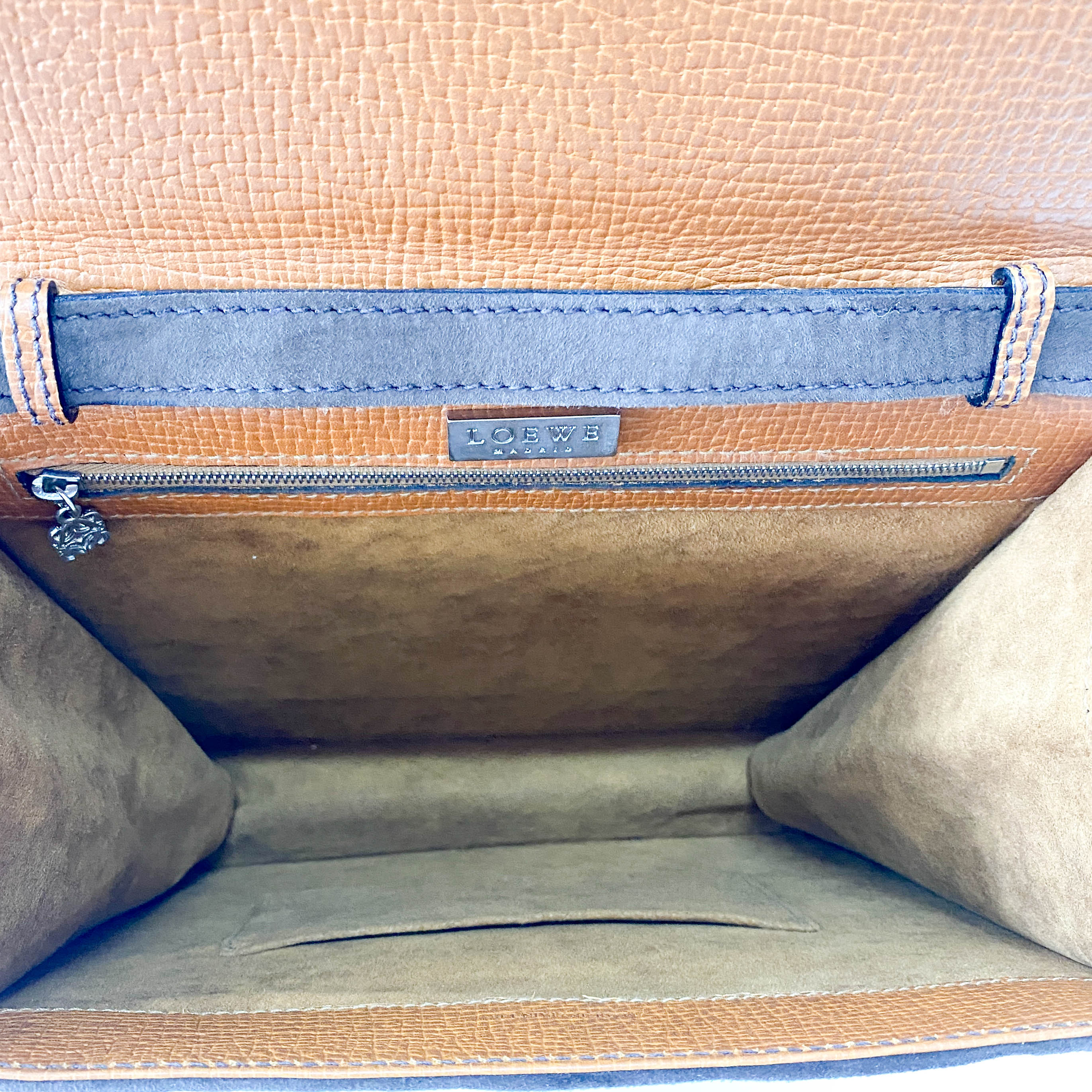 Barcelona Brown Suede Handbag