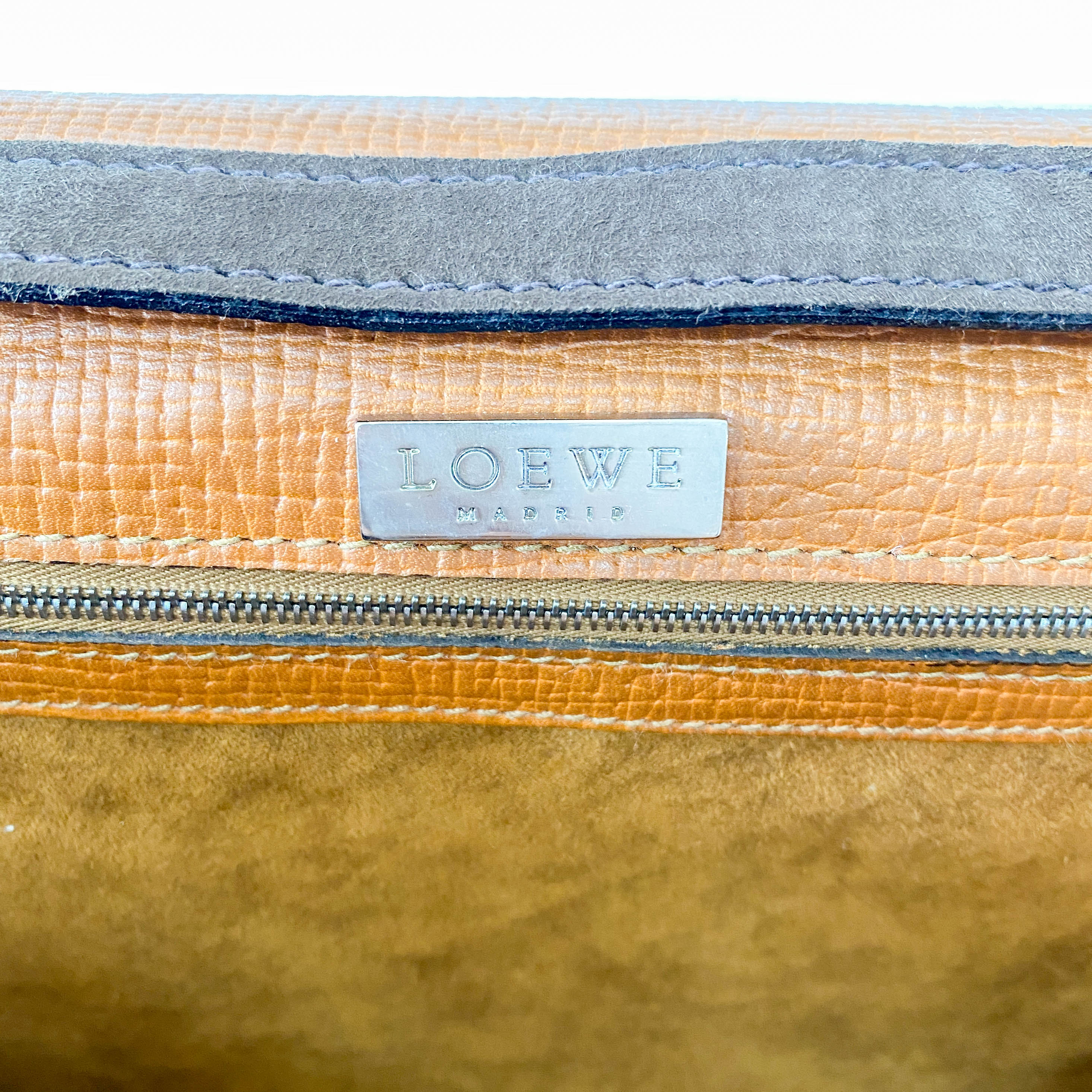 Barcelona Brown Suede Handbag