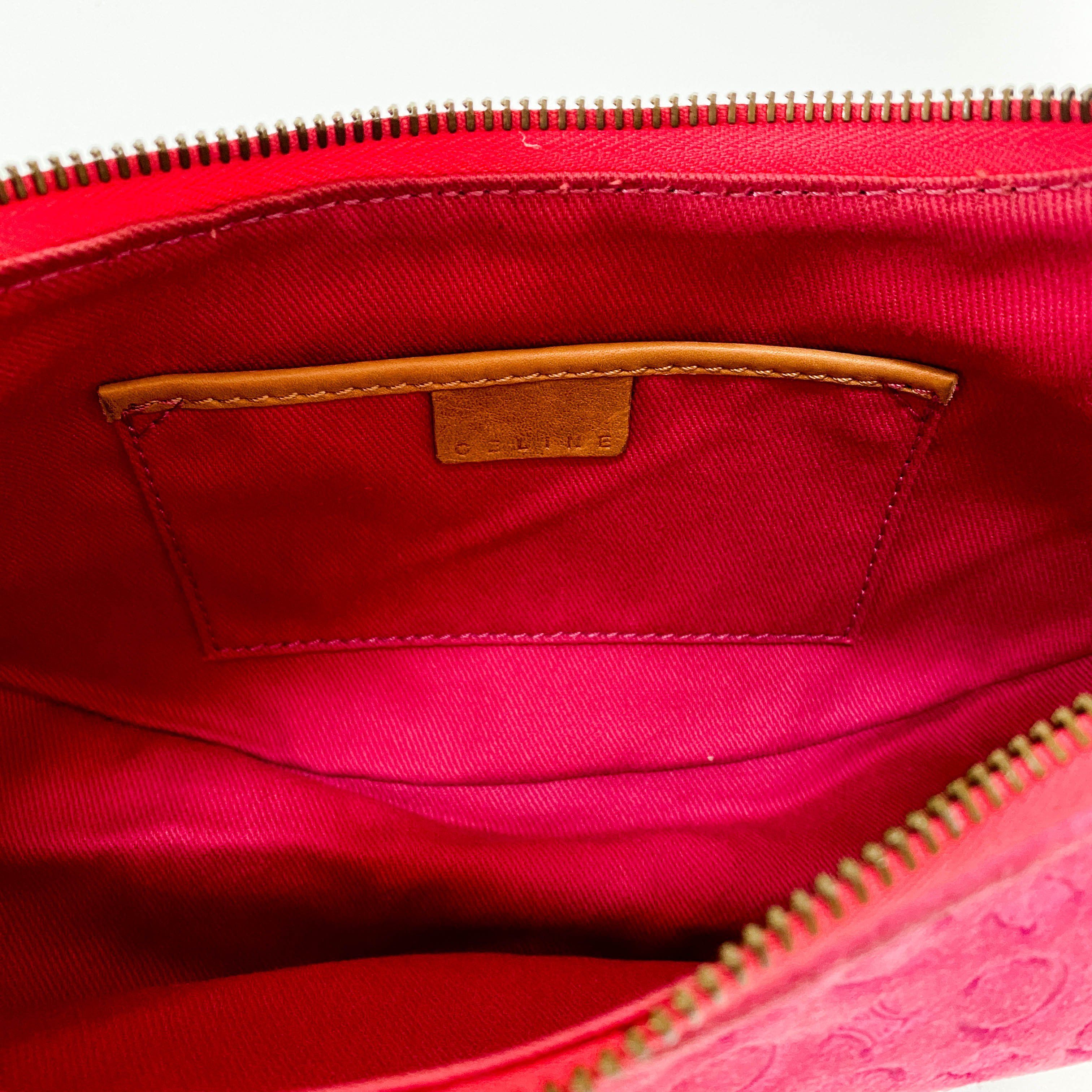 Suede Pink C Macadam Shoulder Bag