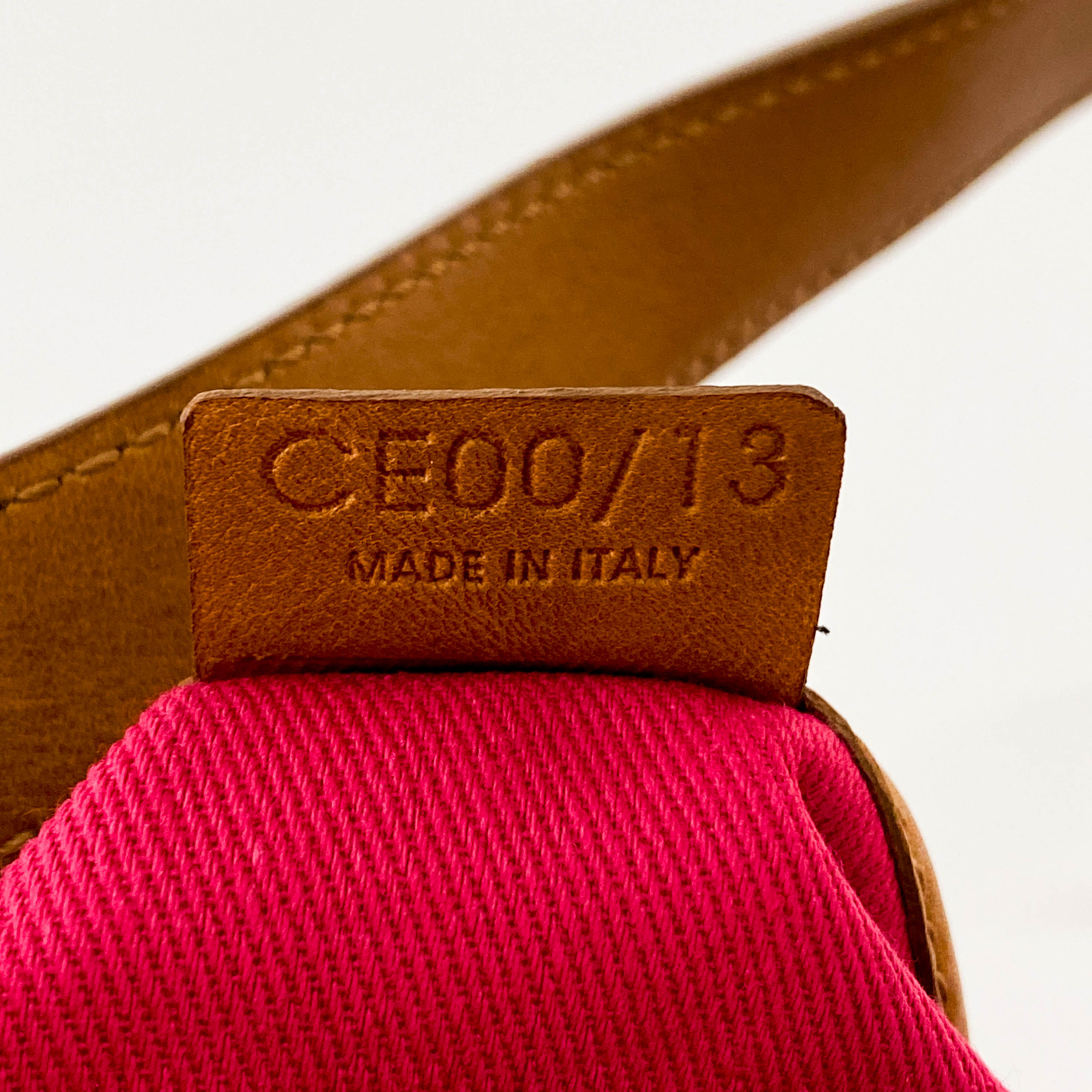 Suede Pink C Macadam Shoulder Bag