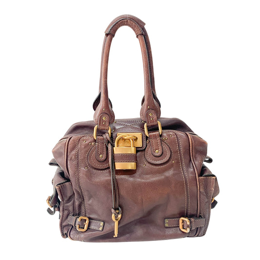 Brown Leather X Large Paddington Tote Bag