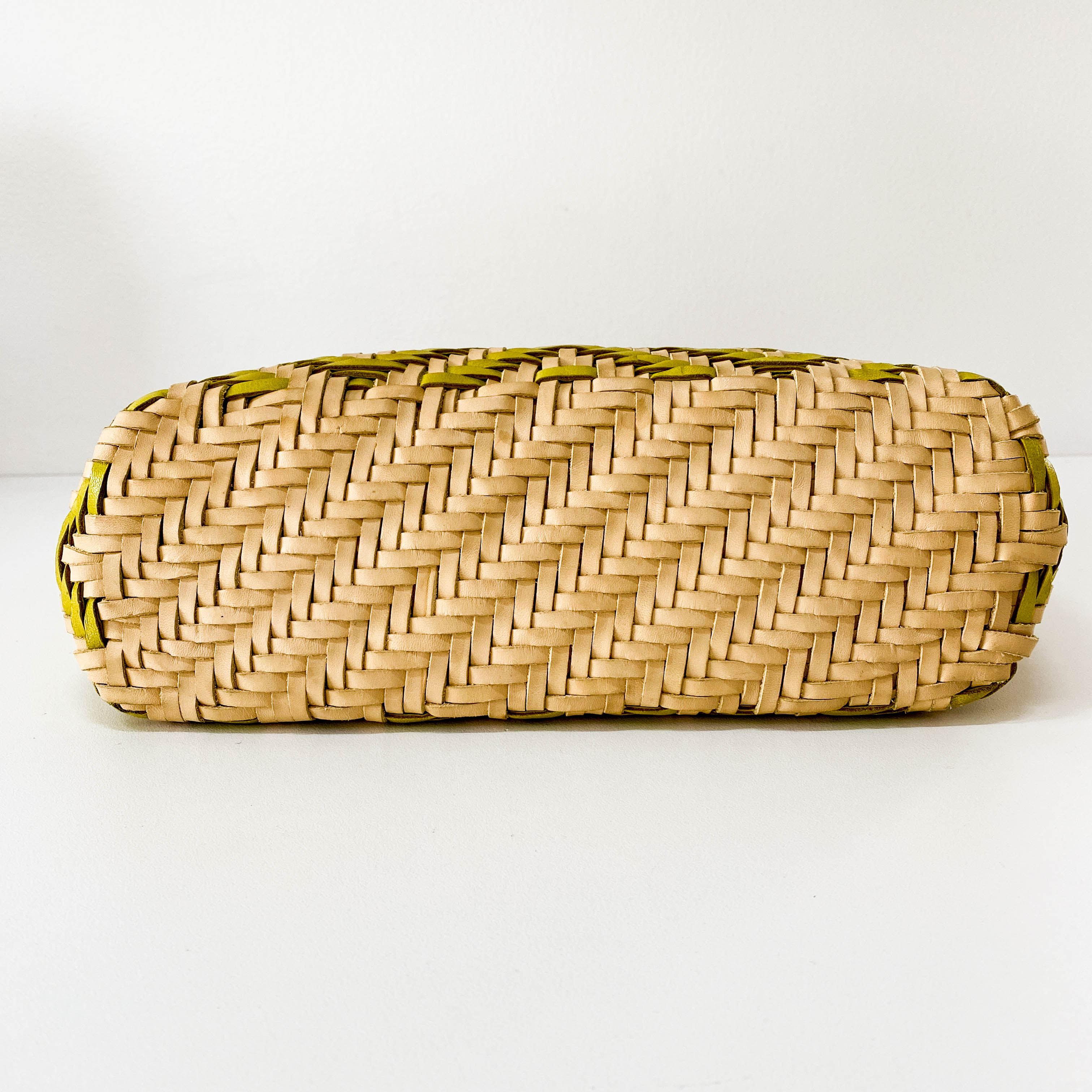 Woven Leather Tote Bag